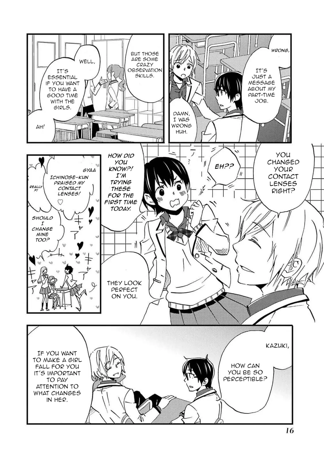Ore wa Shiranai Uchi ni Gakkouichi no Bishoujo o Kudoiteita Rashii: Baito-saki no Soudan Aite ni Ore no Omoibito no Hanashi o Suru to Kanojo wa Naze ka Tere Hajimeru - Chapter 7 - Page 17