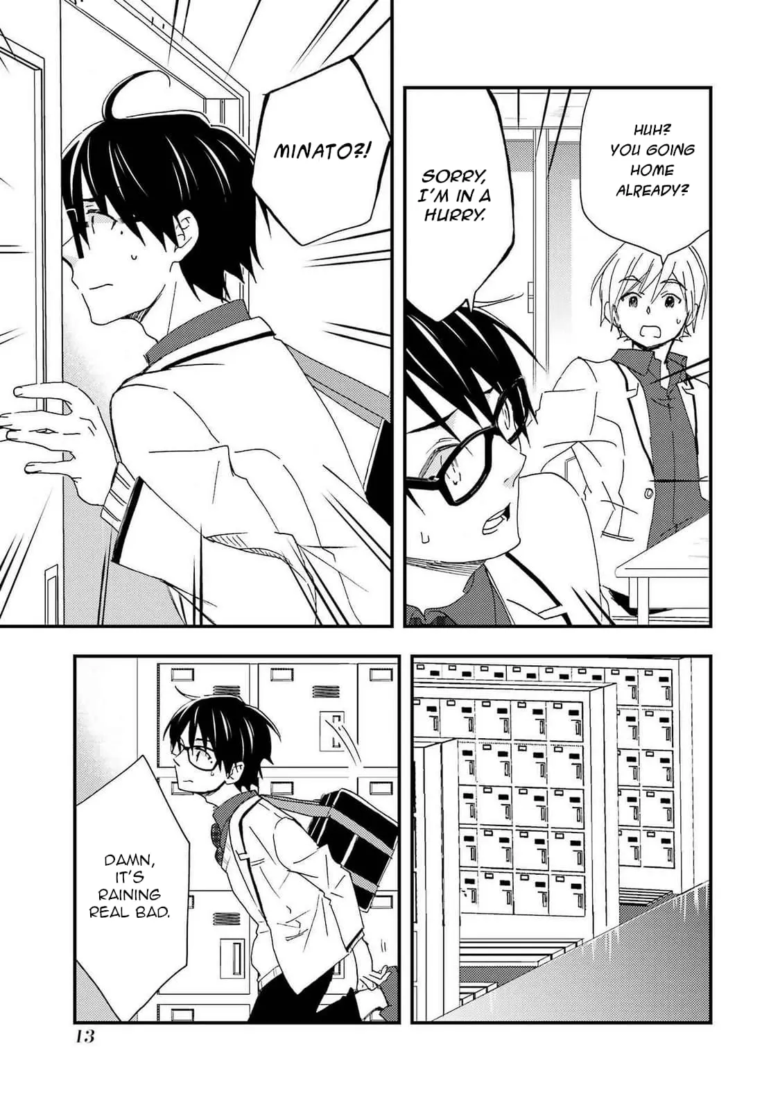 Ore wa Shiranai Uchi ni Gakkouichi no Bishoujo o Kudoiteita Rashii: Baito-saki no Soudan Aite ni Ore no Omoibito no Hanashi o Suru to Kanojo wa Naze ka Tere Hajimeru - Chapter 13 - Page 14