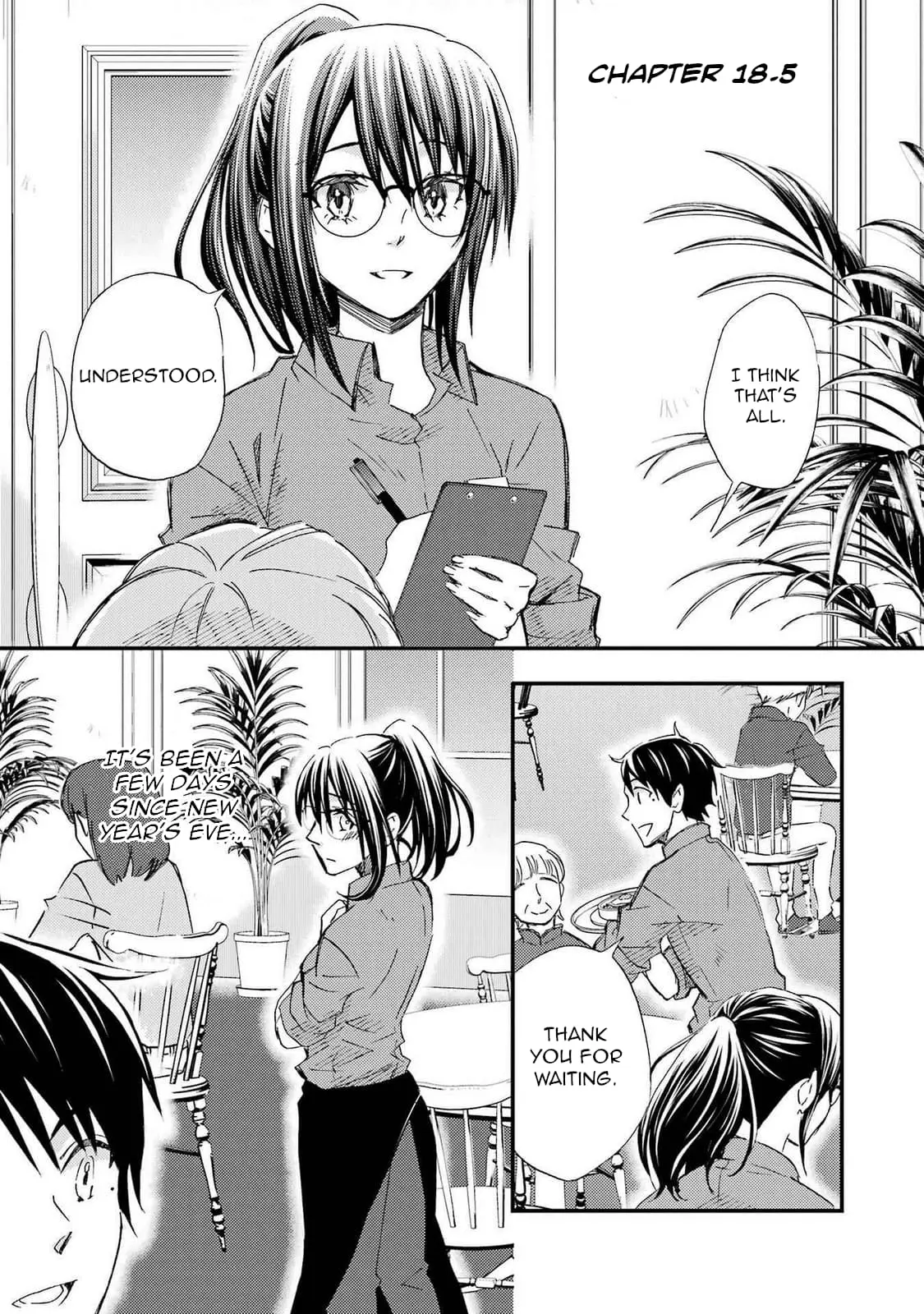 Ore wa Shiranai Uchi ni Gakkouichi no Bishoujo o Kudoiteita Rashii: Baito-saki no Soudan Aite ni Ore no Omoibito no Hanashi o Suru to Kanojo wa Naze ka Tere Hajimeru - Chapter 18.5 - Page 1