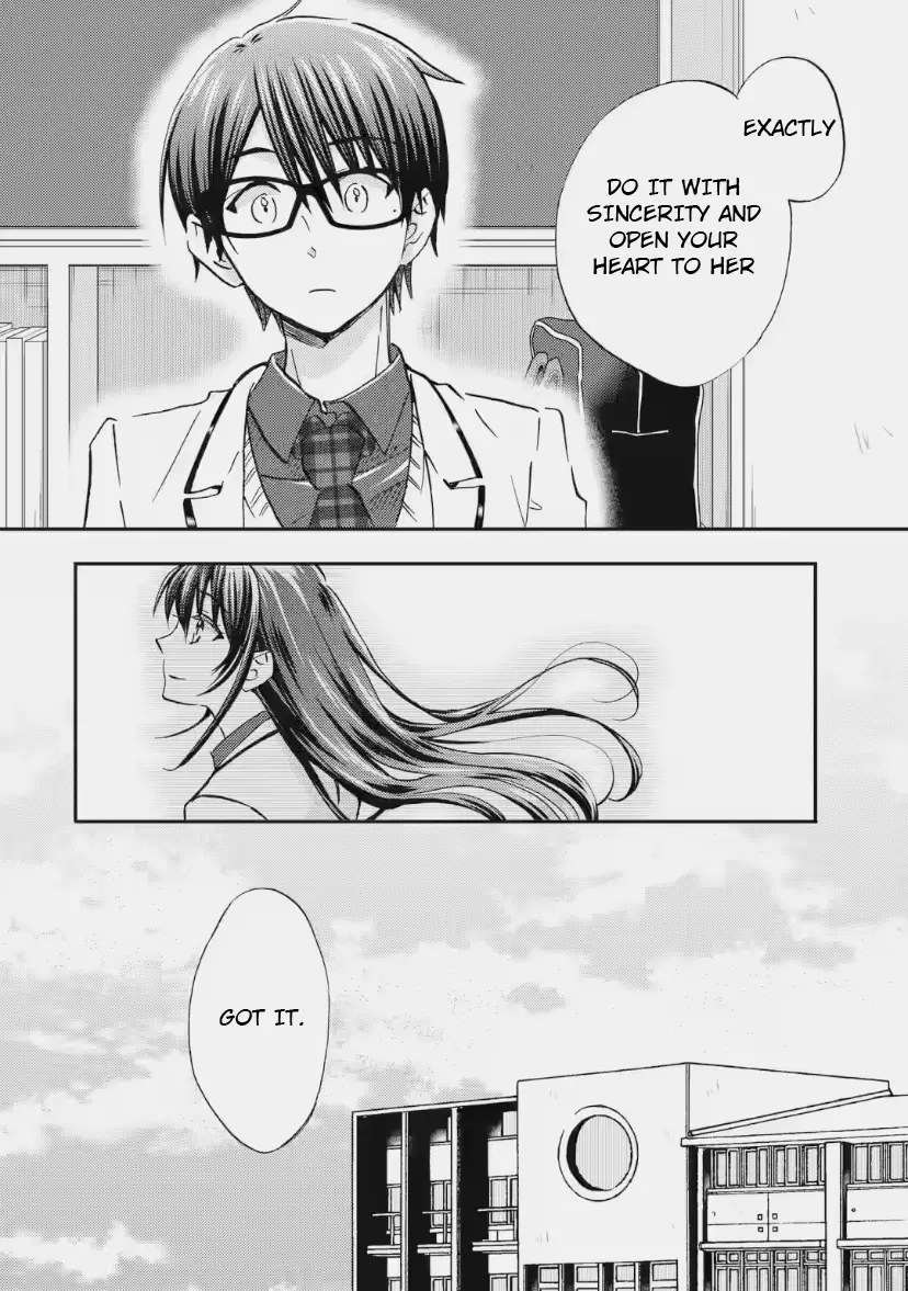 Ore wa Shiranai Uchi ni Gakkouichi no Bishoujo o Kudoiteita Rashii: Baito-saki no Soudan Aite ni Ore no Omoibito no Hanashi o Suru to Kanojo wa Naze ka Tere Hajimeru - Chapter 35 - Page 4
