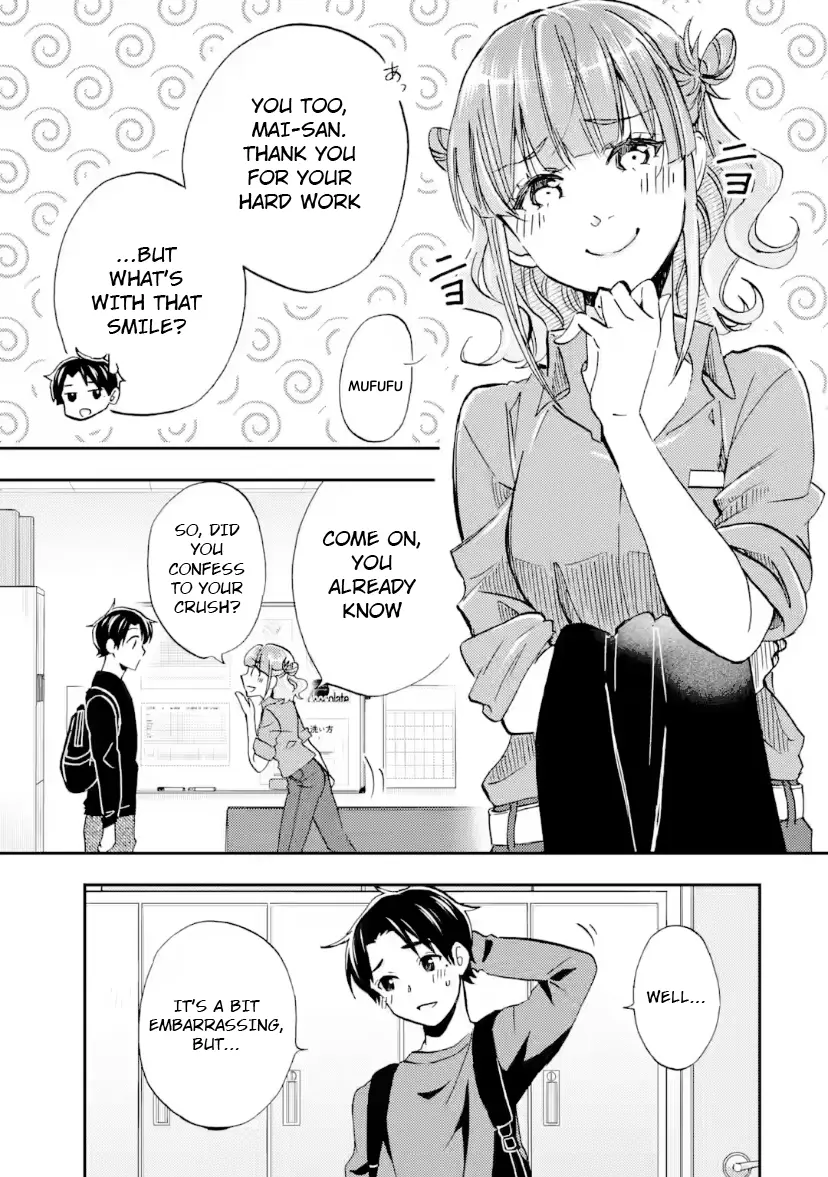 Ore wa Shiranai Uchi ni Gakkouichi no Bishoujo o Kudoiteita Rashii: Baito-saki no Soudan Aite ni Ore no Omoibito no Hanashi o Suru to Kanojo wa Naze ka Tere Hajimeru - Chapter 38 - Page 3