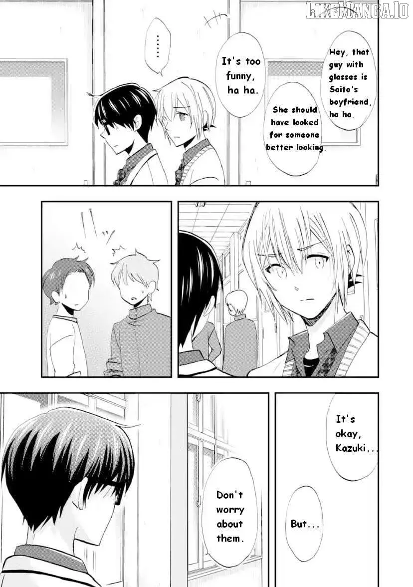 Ore wa Shiranai Uchi ni Gakkouichi no Bishoujo o Kudoiteita Rashii: Baito-saki no Soudan Aite ni Ore no Omoibito no Hanashi o Suru to Kanojo wa Naze ka Tere Hajimeru - Chapter 42 END - Page 14