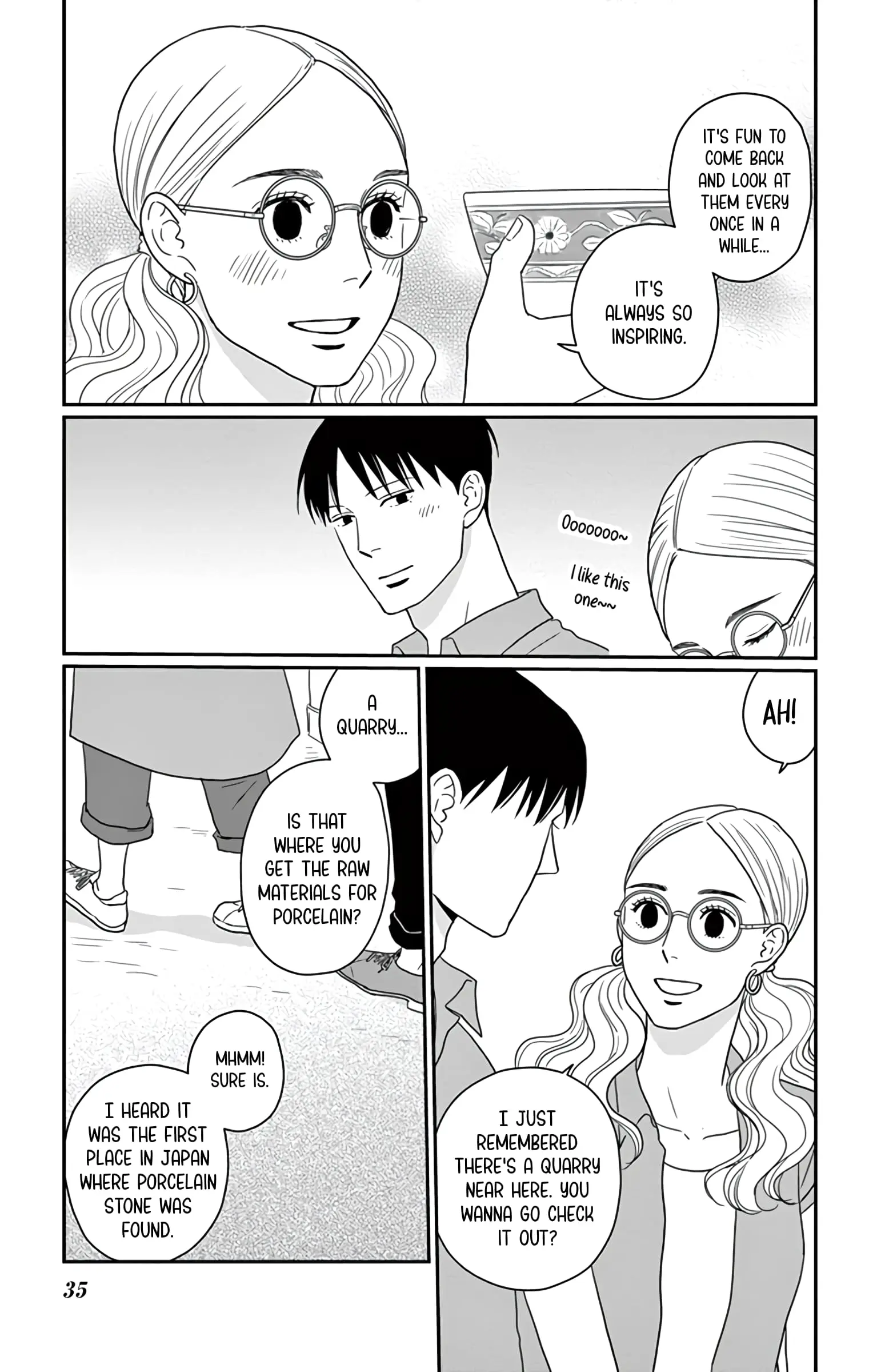 Ao no Hana, Utsuwa no Mori - Chapter 21 - Page 35