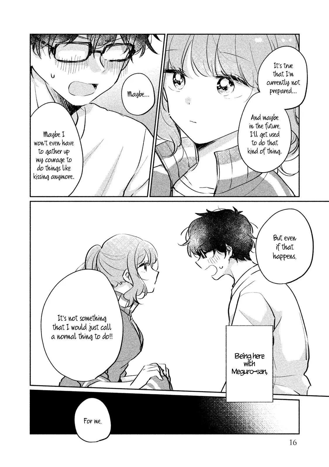 Meguro-san wa Hajimete ja Nai - Chapter 11 - Page 17