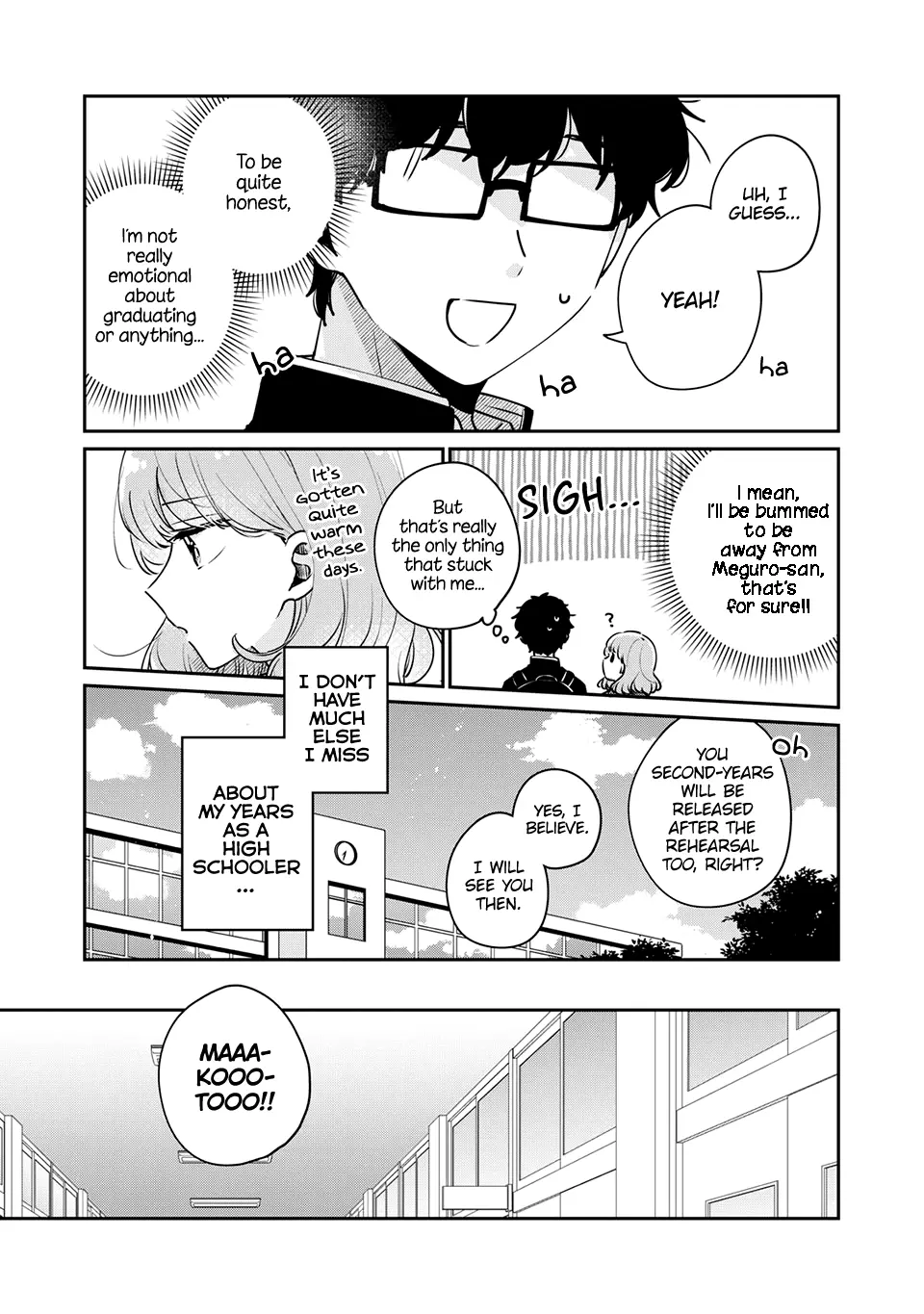Meguro-san wa Hajimete ja Nai - Chapter 45 - Page 3