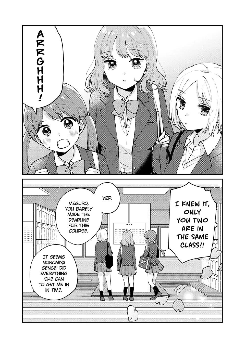 Meguro-san wa Hajimete ja Nai - Chapter 52 - Page 1