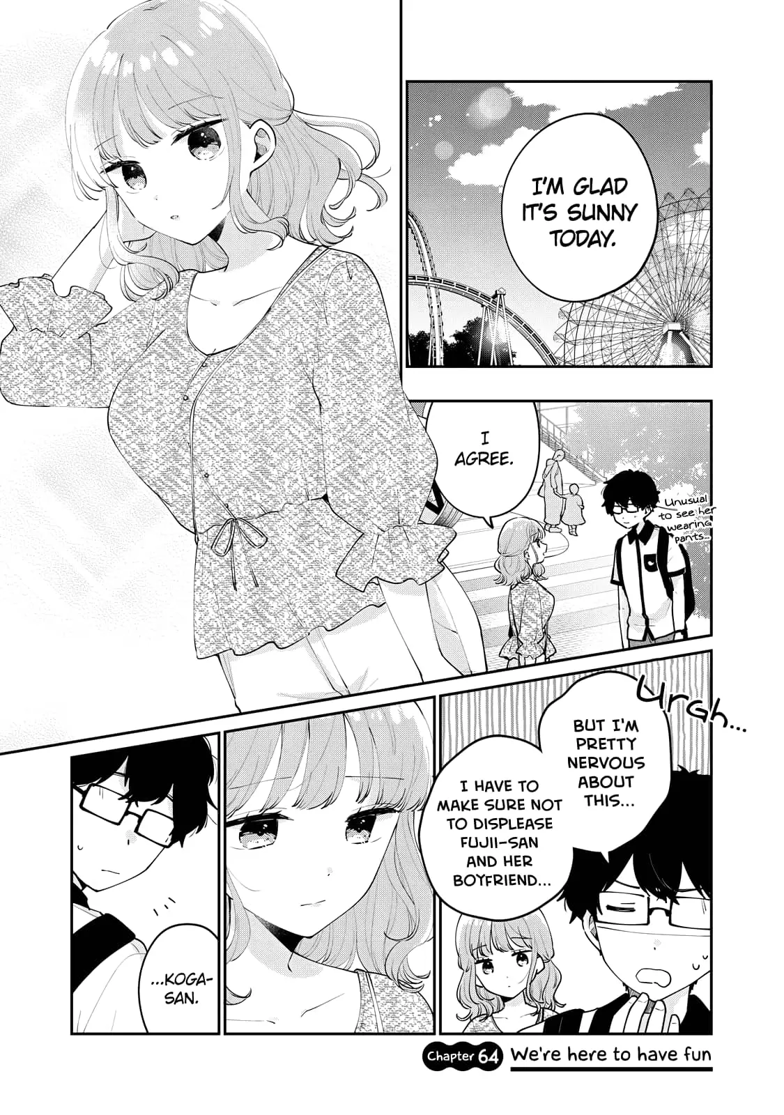 Meguro-san wa Hajimete ja Nai - Chapter 64 - Page 1