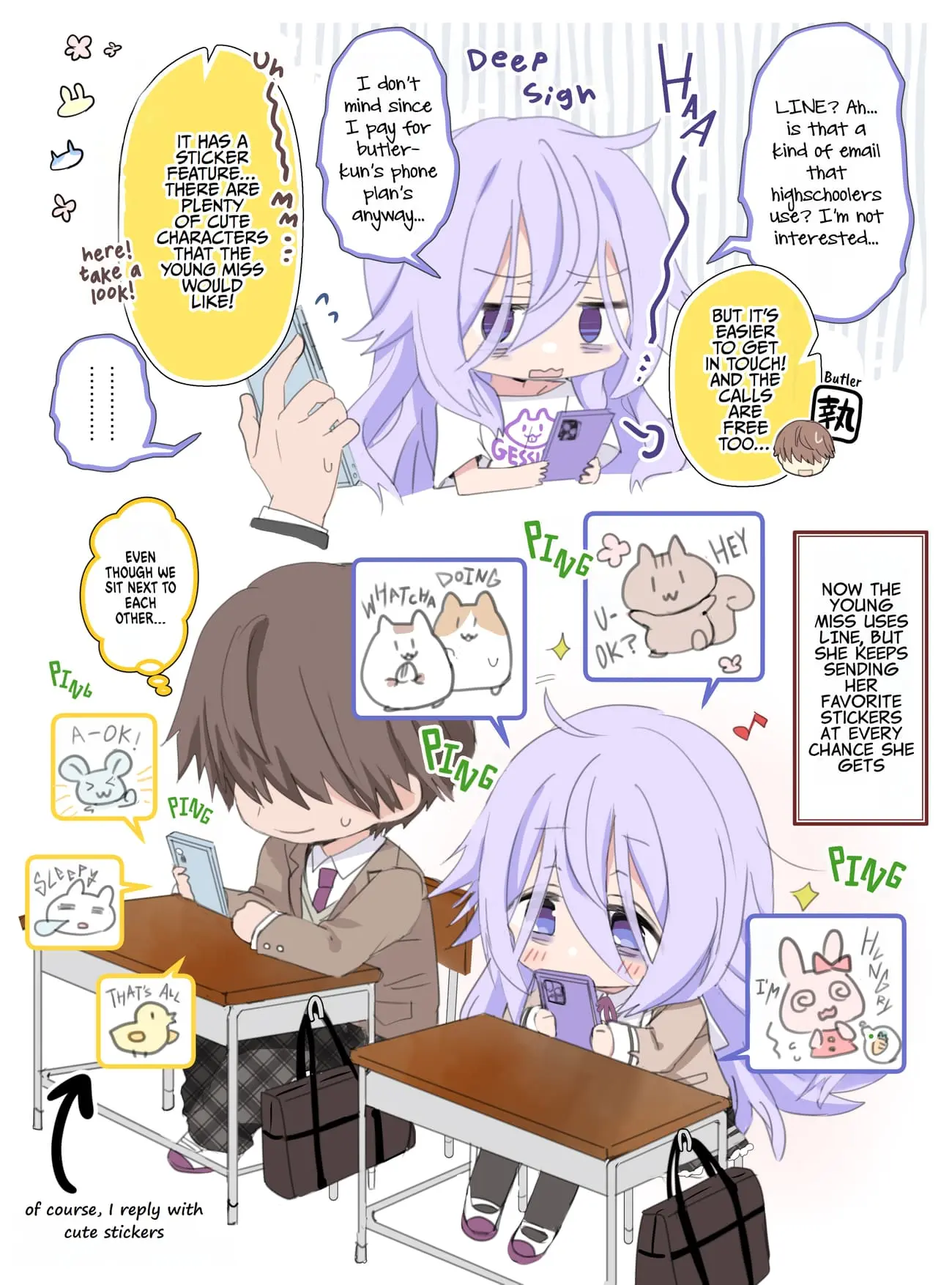 Class no Inkya Ojousama no Shitsuji ni Narimashita - Chapter 20 - Page 1