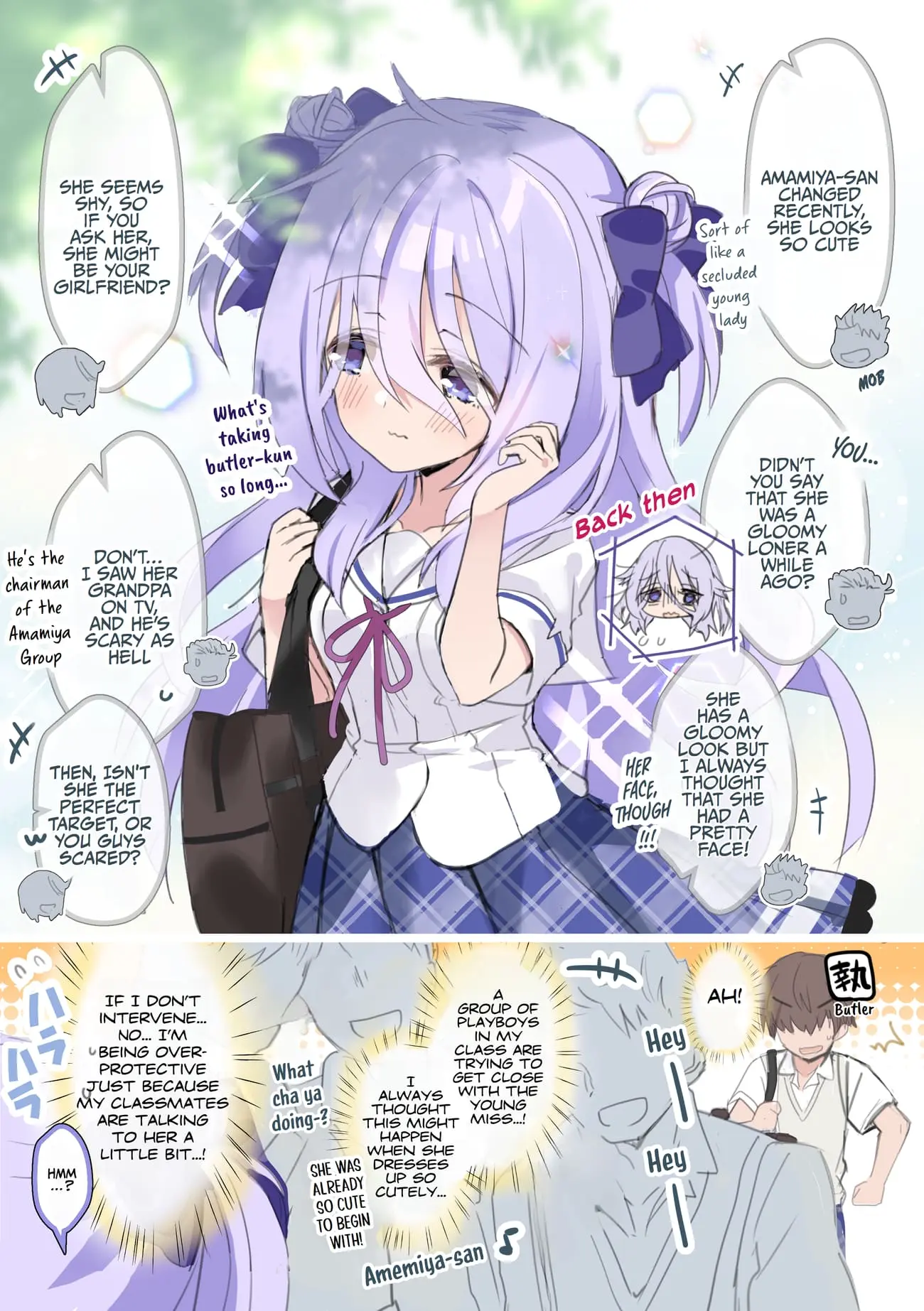Class no Inkya Ojousama no Shitsuji ni Narimashita - Chapter 21 - Page 1