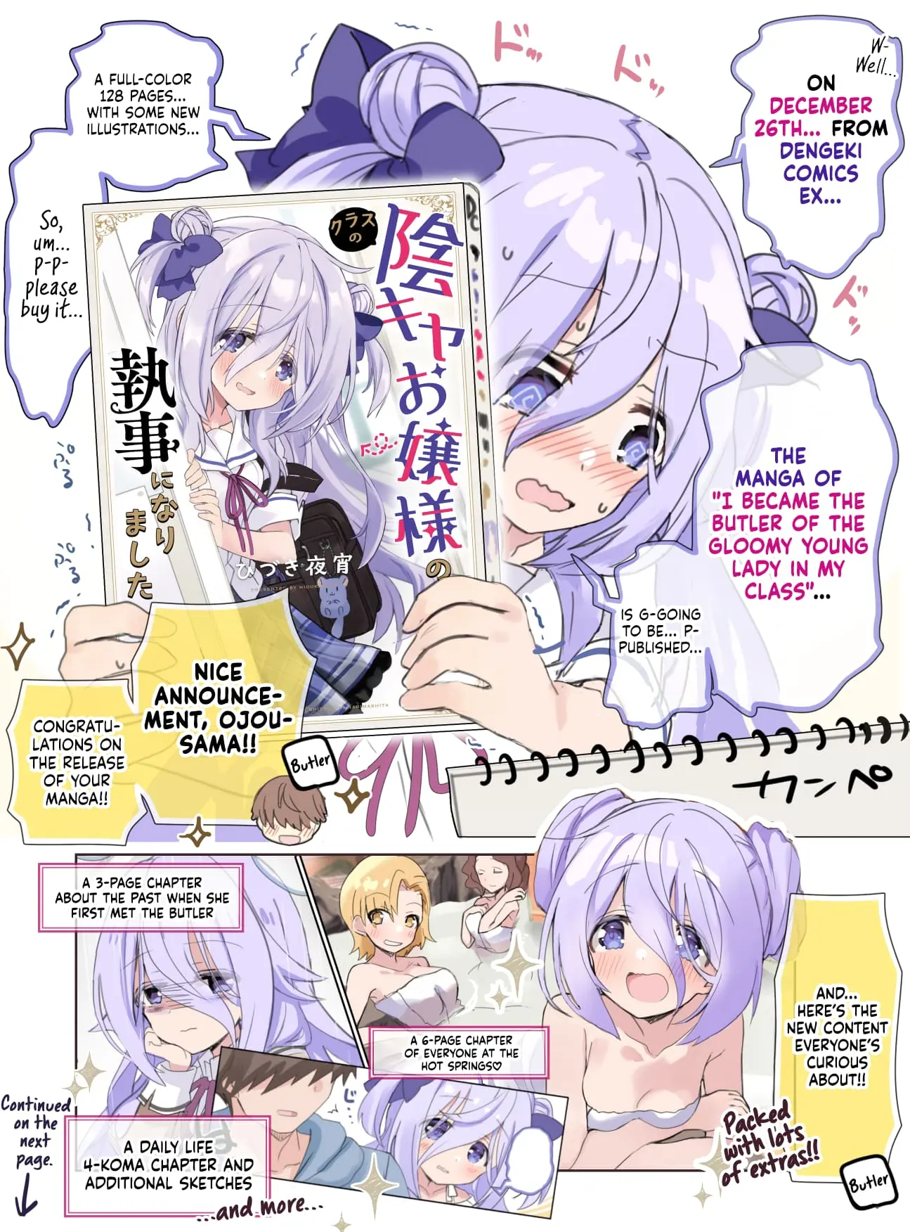 Class no Inkya Ojousama no Shitsuji ni Narimashita - Chapter 36 - Page 1