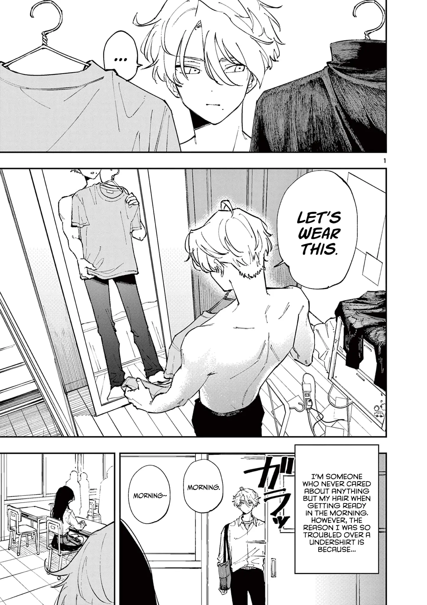 Tonari no Seki no Yatsu ga Souiu Me de Mitekuru - Chapter 3 - Page 1