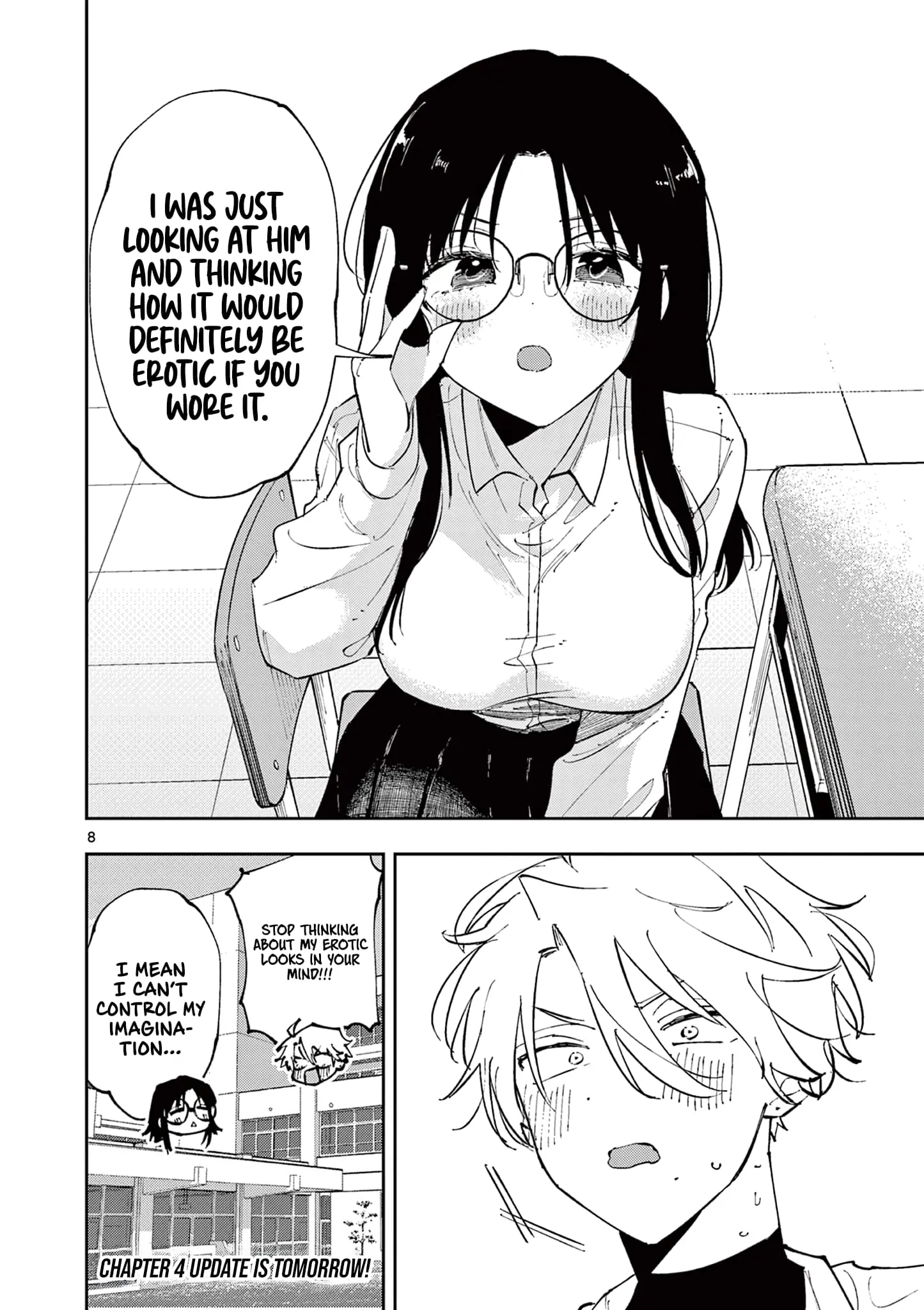 Tonari no Seki no Yatsu ga Souiu Me de Mitekuru - Chapter 3 - Page 8