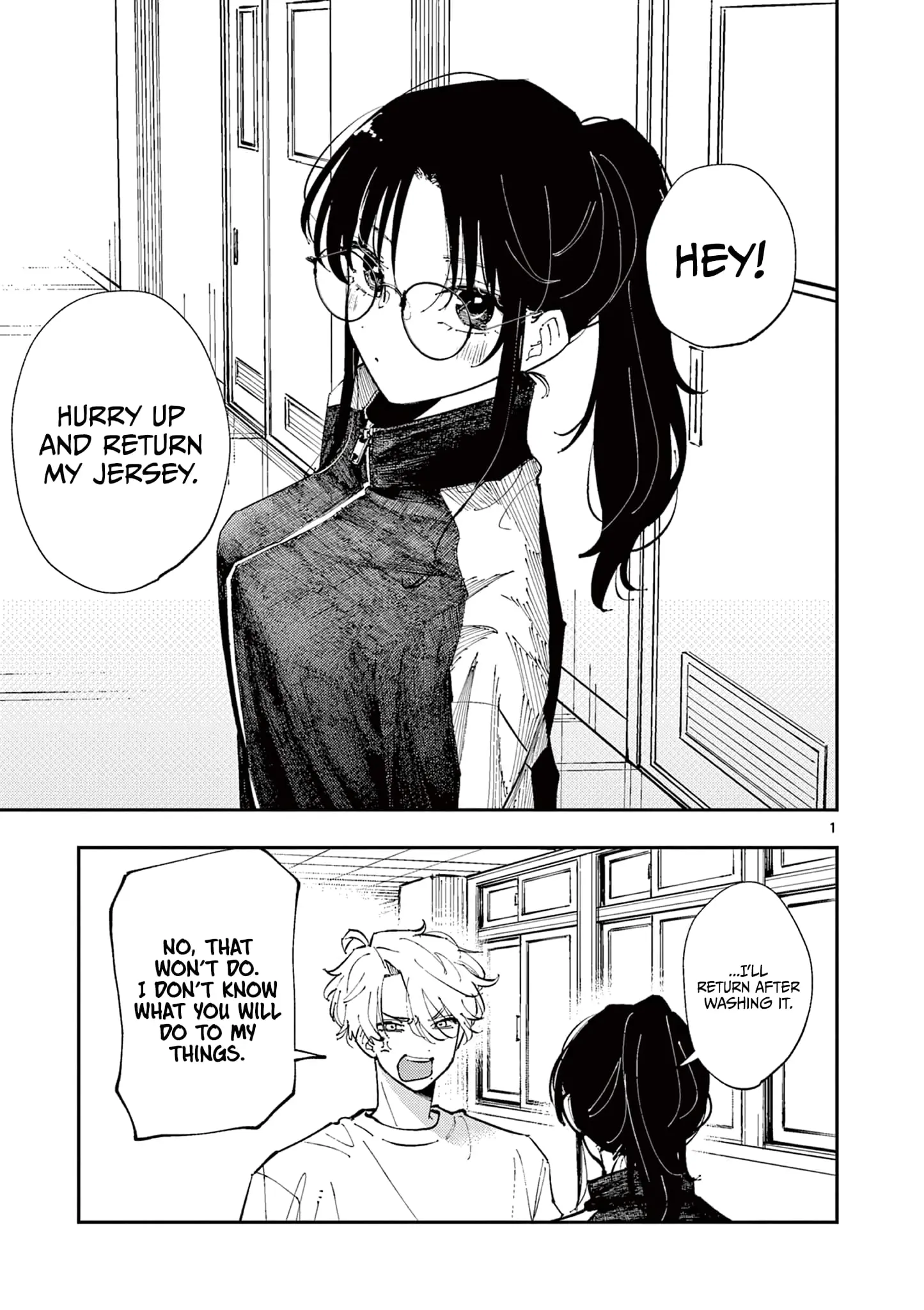 Tonari no Seki no Yatsu ga Souiu Me de Mitekuru - Chapter 5 - Page 1