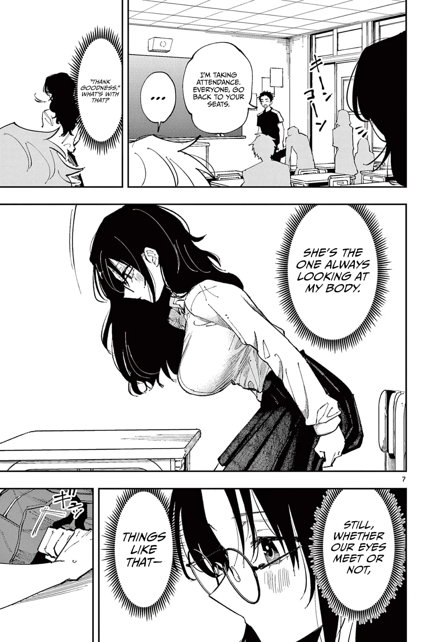 Tonari no Seki no Yatsu ga Souiu Me de Mitekuru - Chapter 7 - Page 7