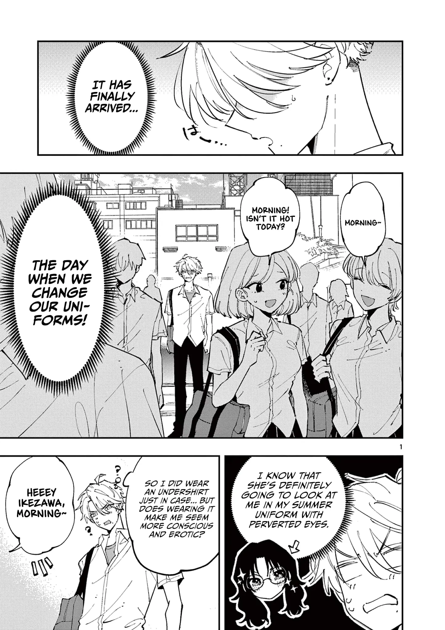 Tonari no Seki no Yatsu ga Souiu Me de Mitekuru - Chapter 8 - Page 1