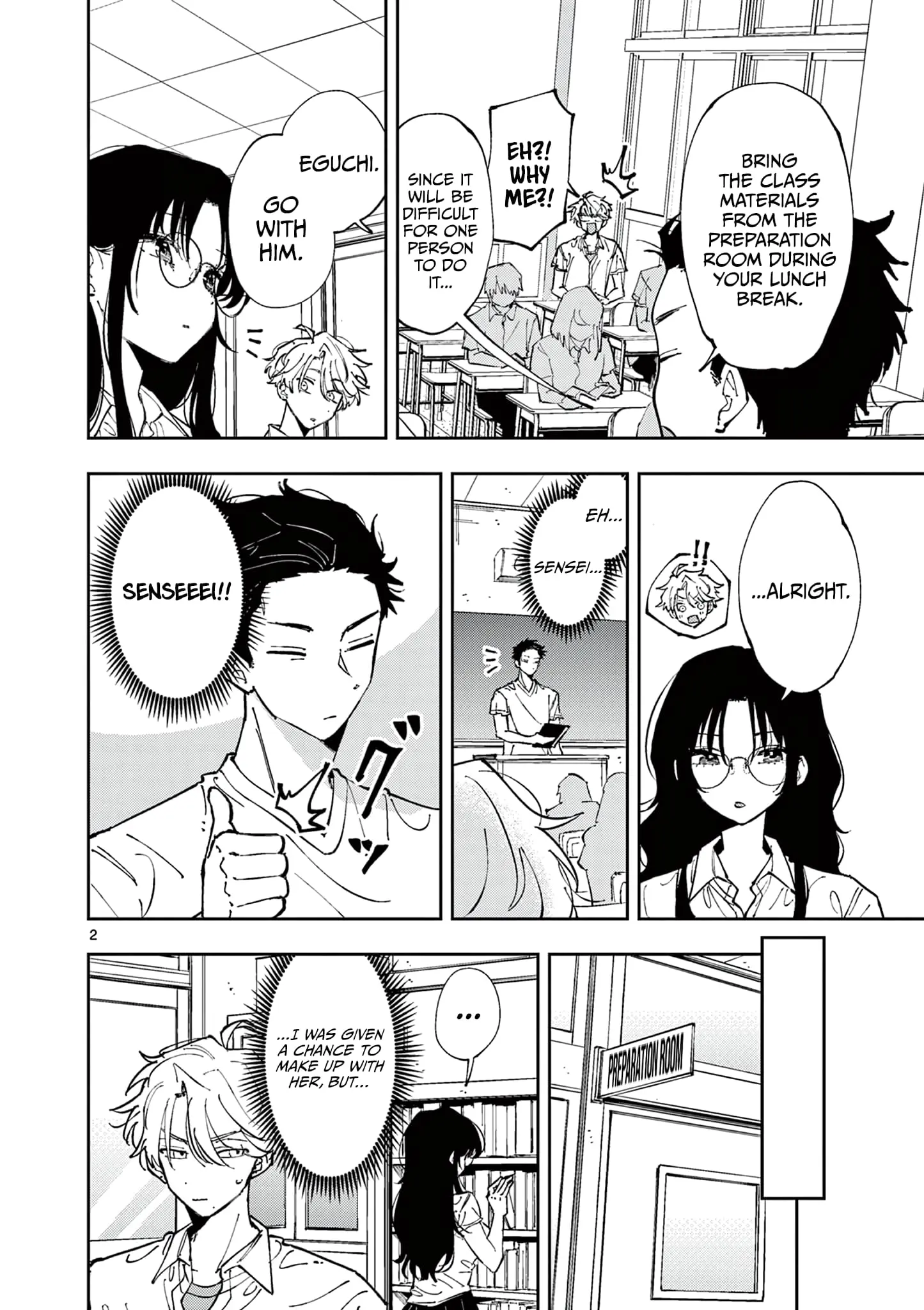 Tonari no Seki no Yatsu ga Souiu Me de Mitekuru - Chapter 9 - Page 2