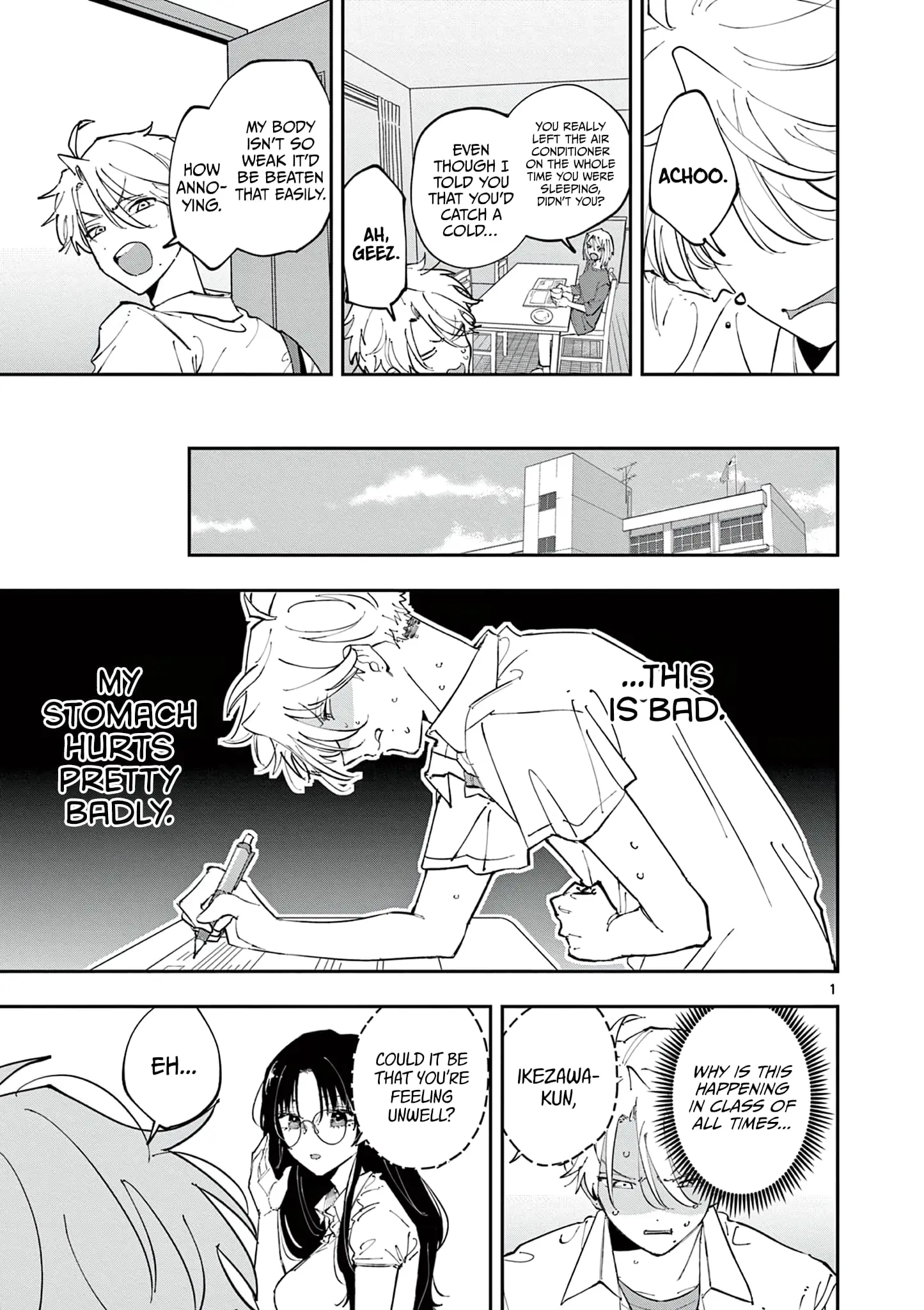 Tonari no Seki no Yatsu ga Souiu Me de Mitekuru - Chapter 10 - Page 1