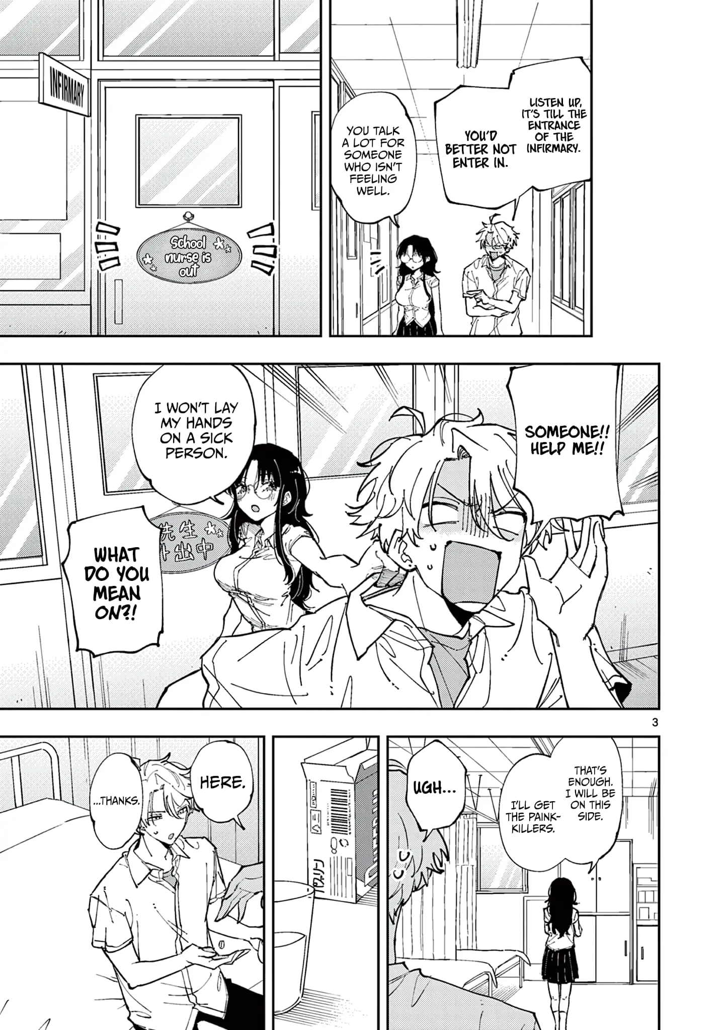 Tonari no Seki no Yatsu ga Souiu Me de Mitekuru - Chapter 10 - Page 3