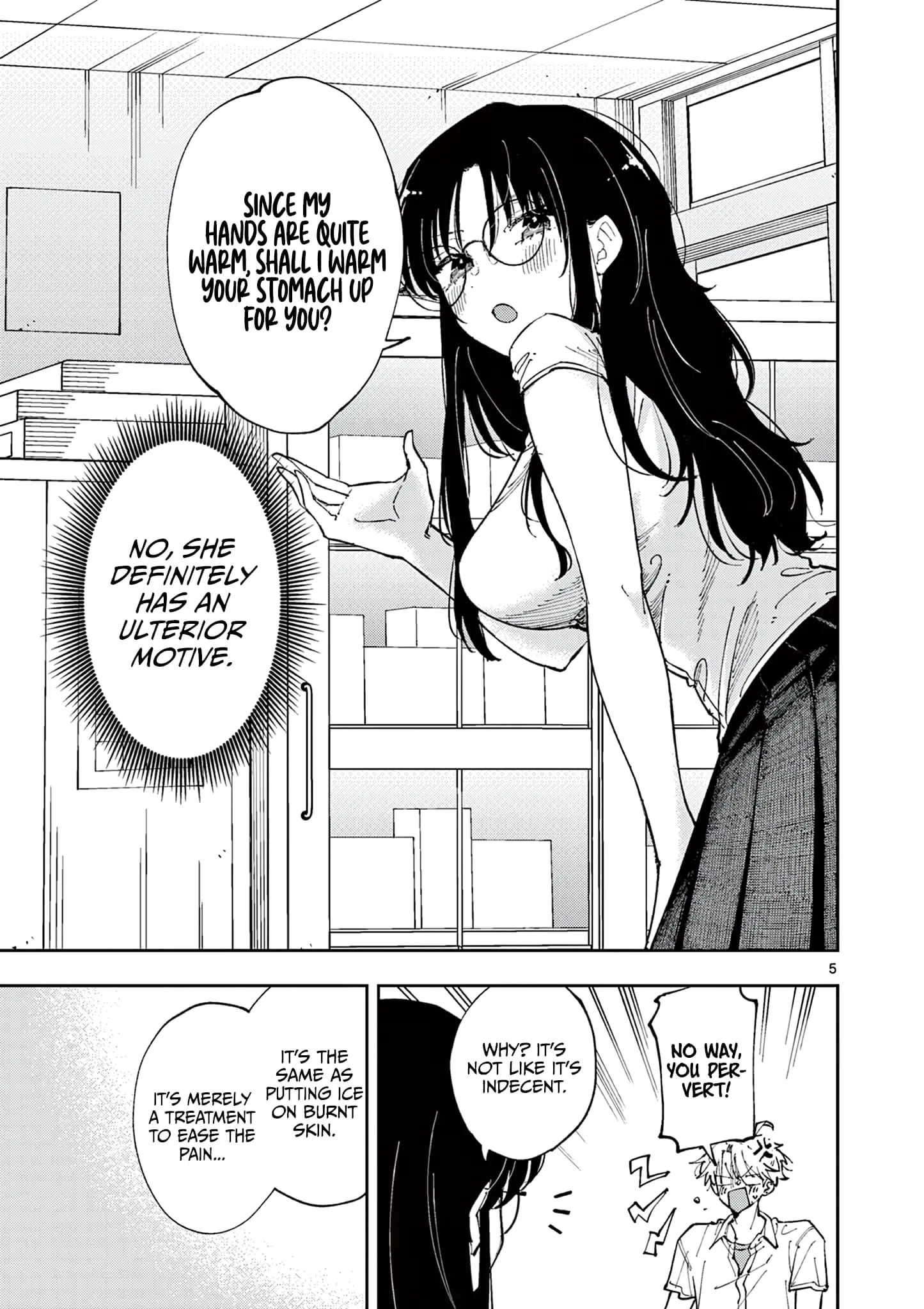 Tonari no Seki no Yatsu ga Souiu Me de Mitekuru - Chapter 10 - Page 5