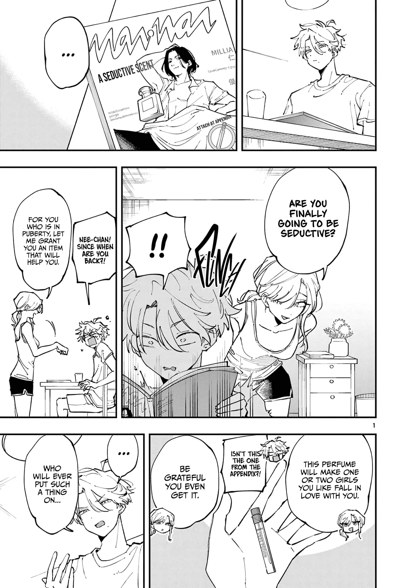 Tonari no Seki no Yatsu ga Souiu Me de Mitekuru - Chapter 13 - Page 1