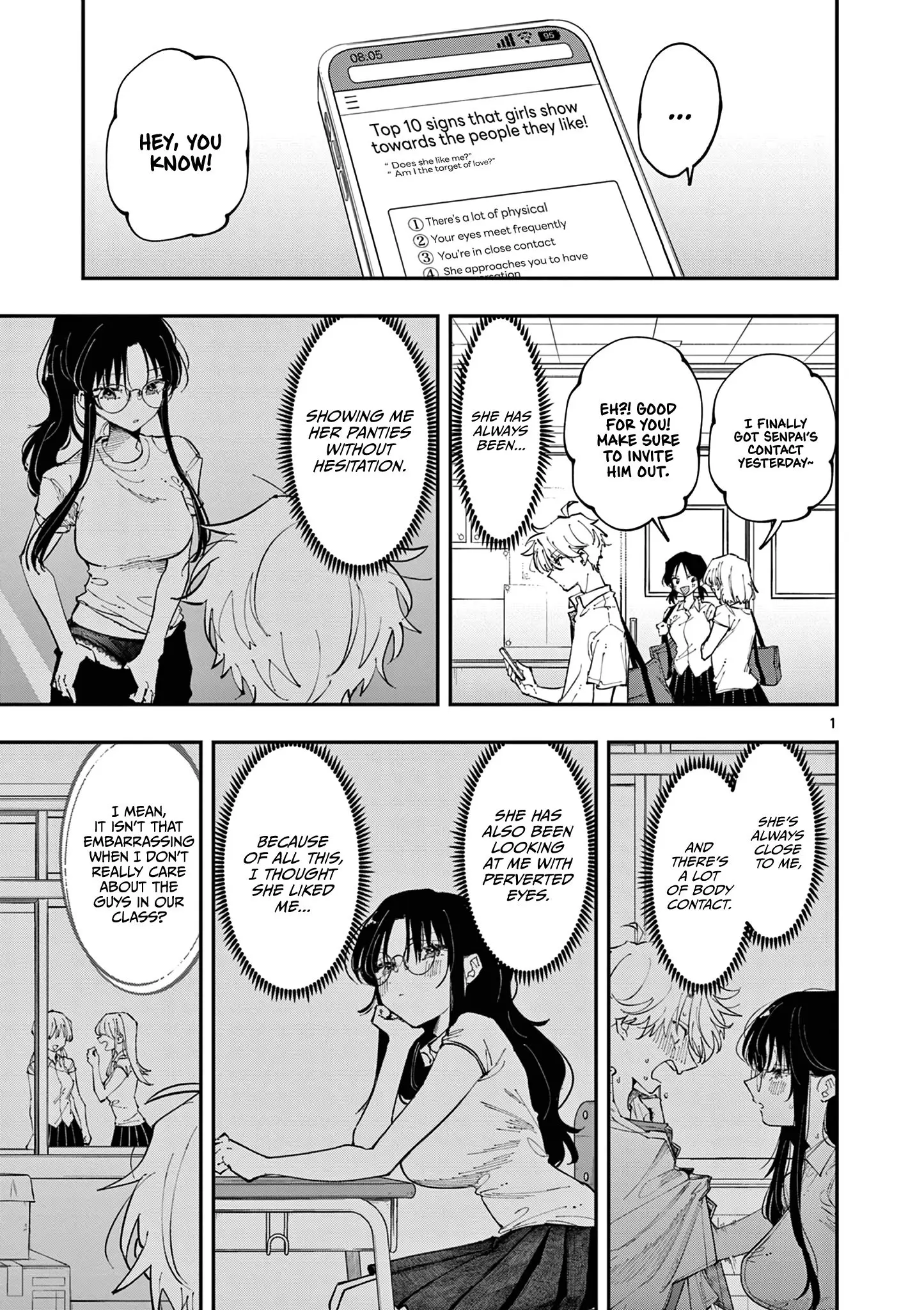 Tonari no Seki no Yatsu ga Souiu Me de Mitekuru - Chapter 15 - Page 1