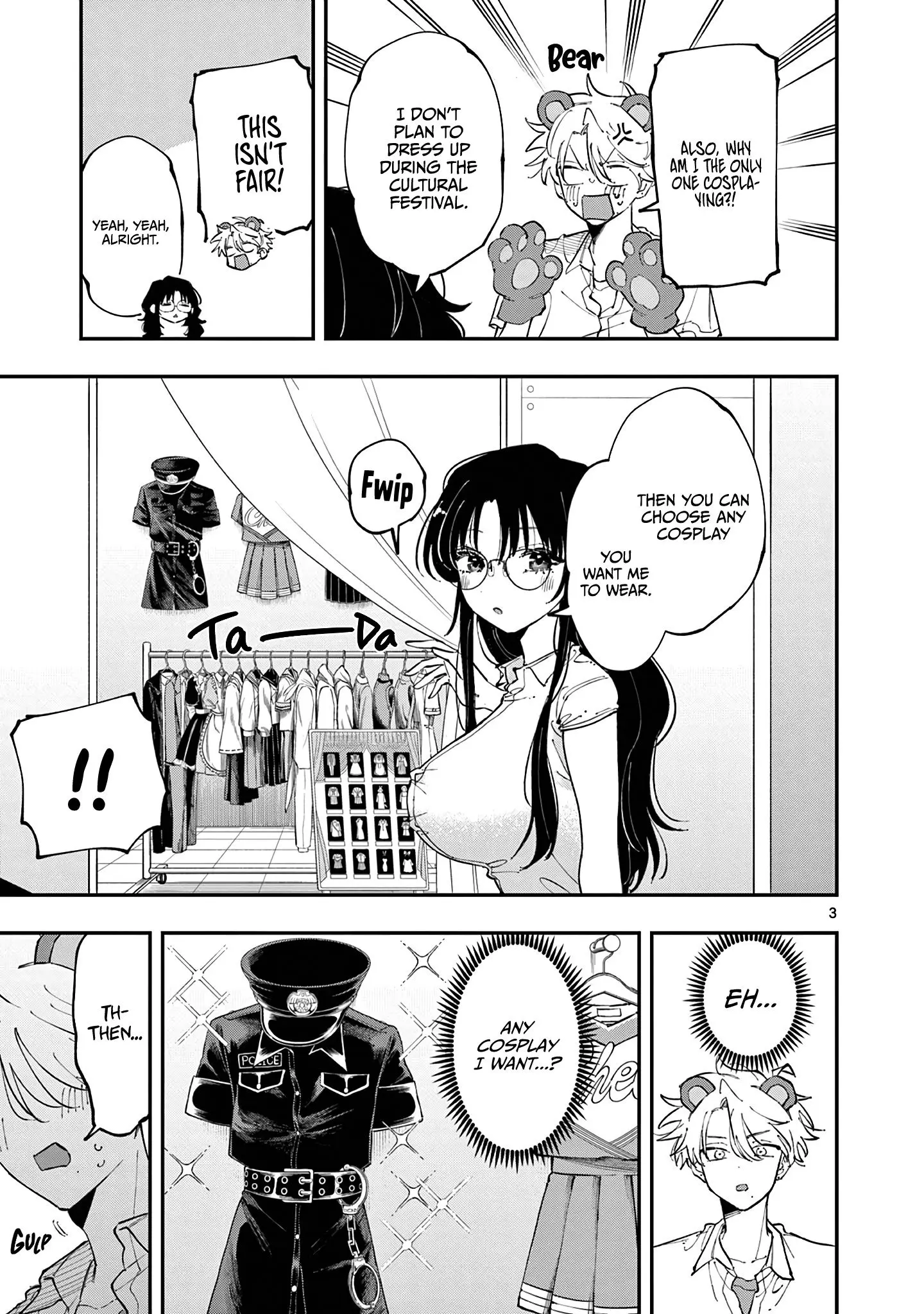 Tonari no Seki no Yatsu ga Souiu Me de Mitekuru - Chapter 20 - Page 3