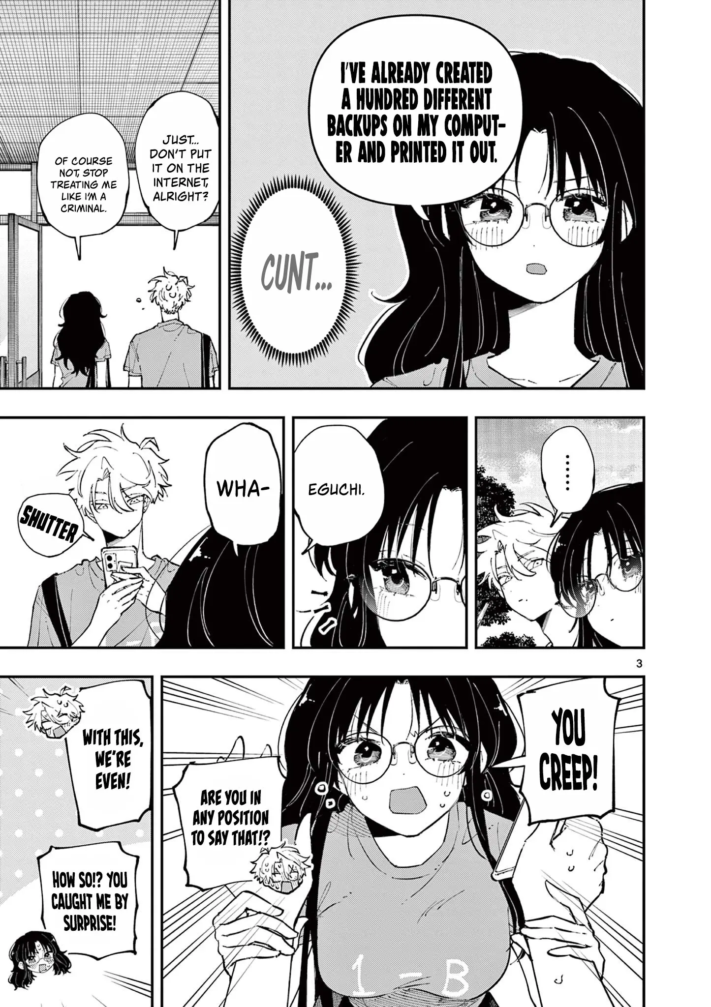 Tonari no Seki no Yatsu ga Souiu Me de Mitekuru - Chapter 33 - Page 3