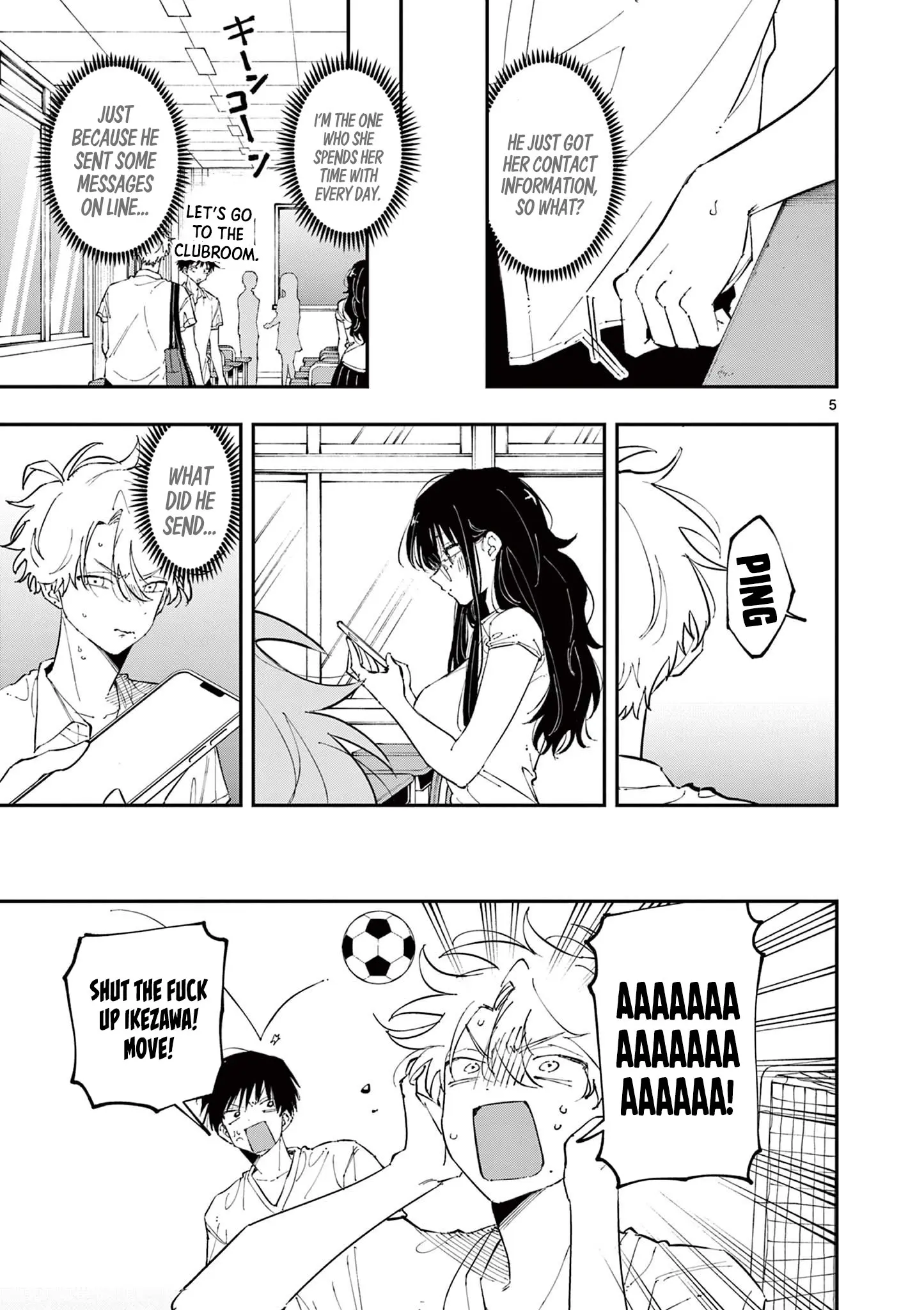 Tonari no Seki no Yatsu ga Souiu Me de Mitekuru - Chapter 35 - Page 5