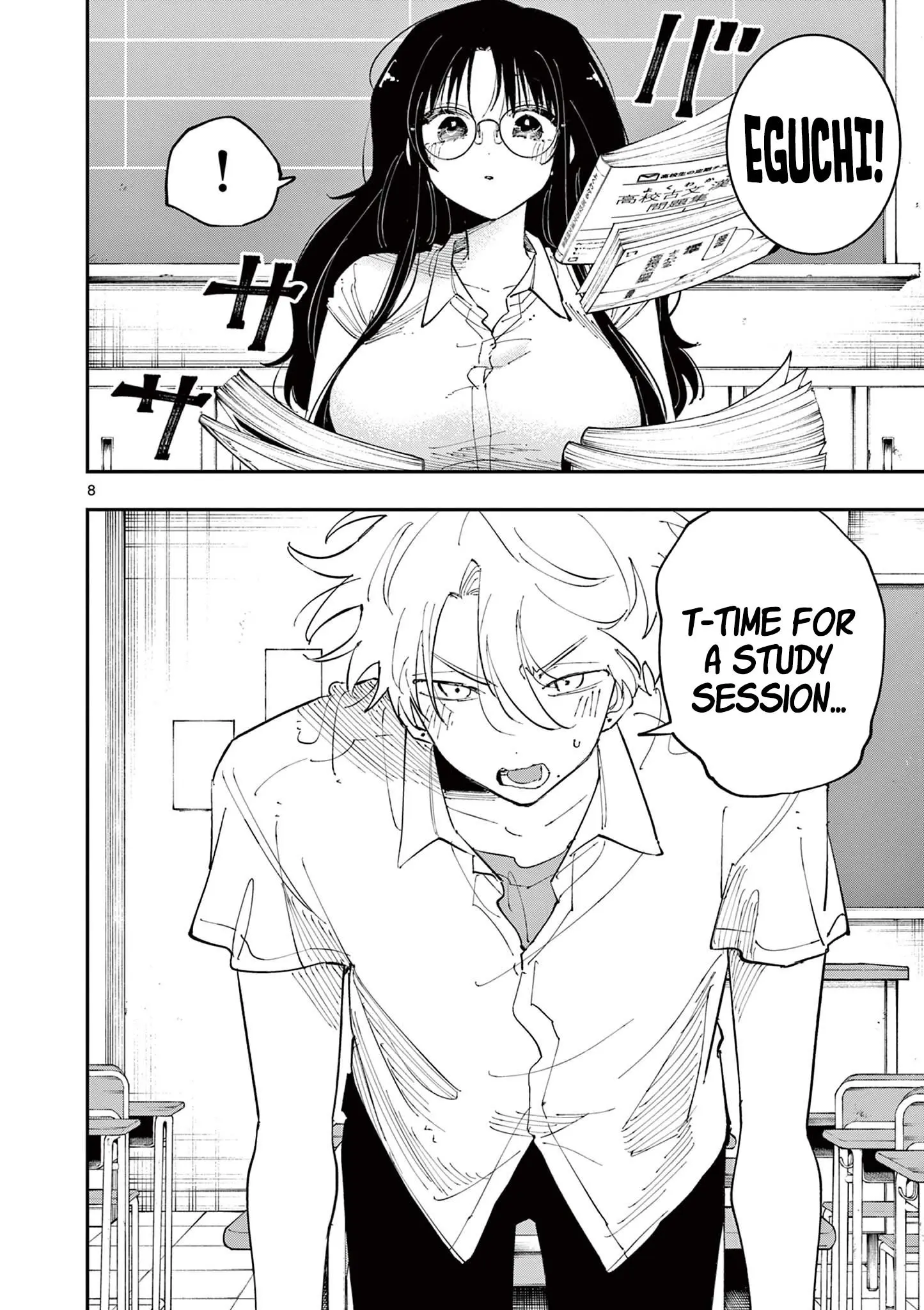 Tonari no Seki no Yatsu ga Souiu Me de Mitekuru - Chapter 35 - Page 8