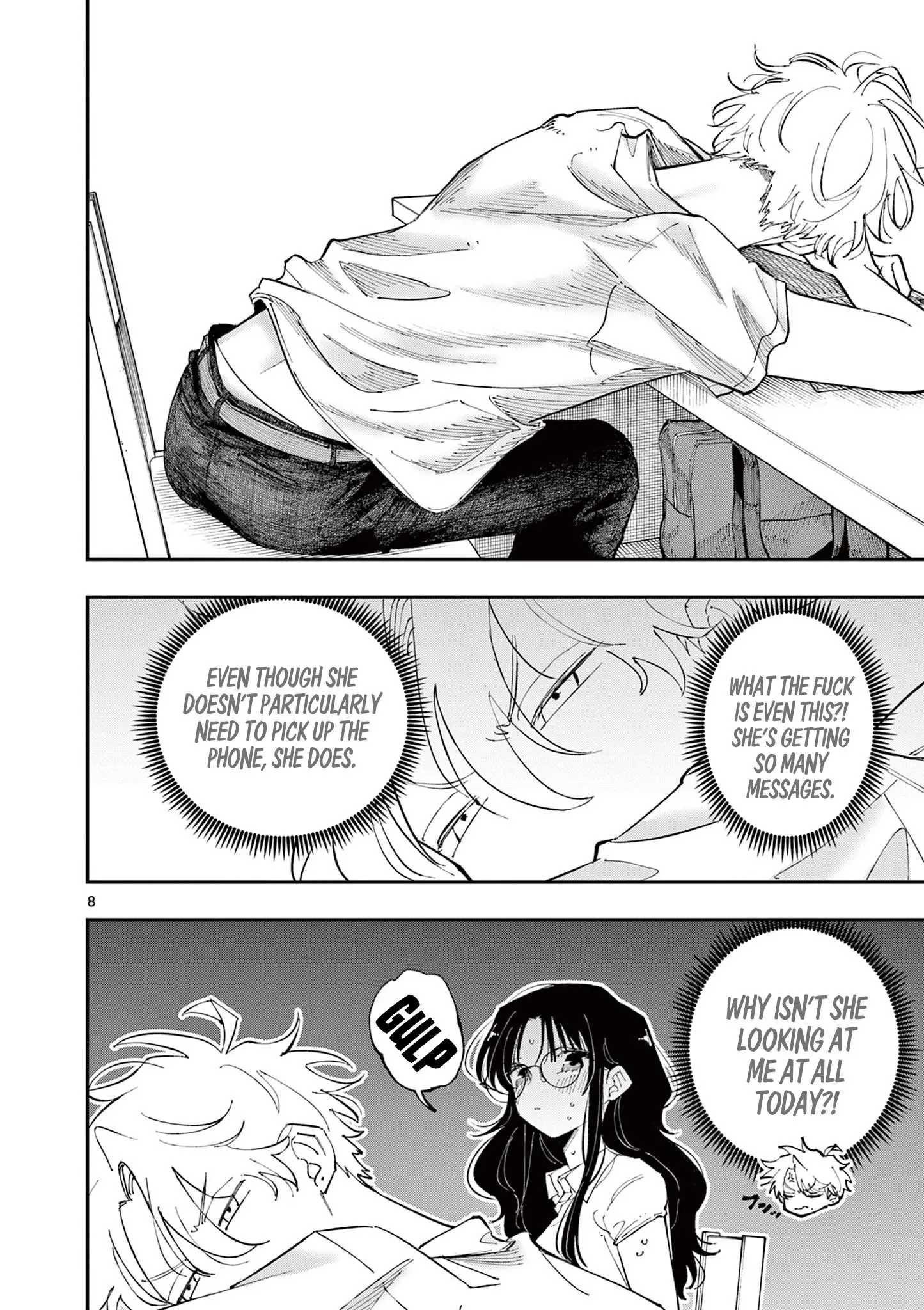 Tonari no Seki no Yatsu ga Souiu Me de Mitekuru - Chapter 36 - Page 8