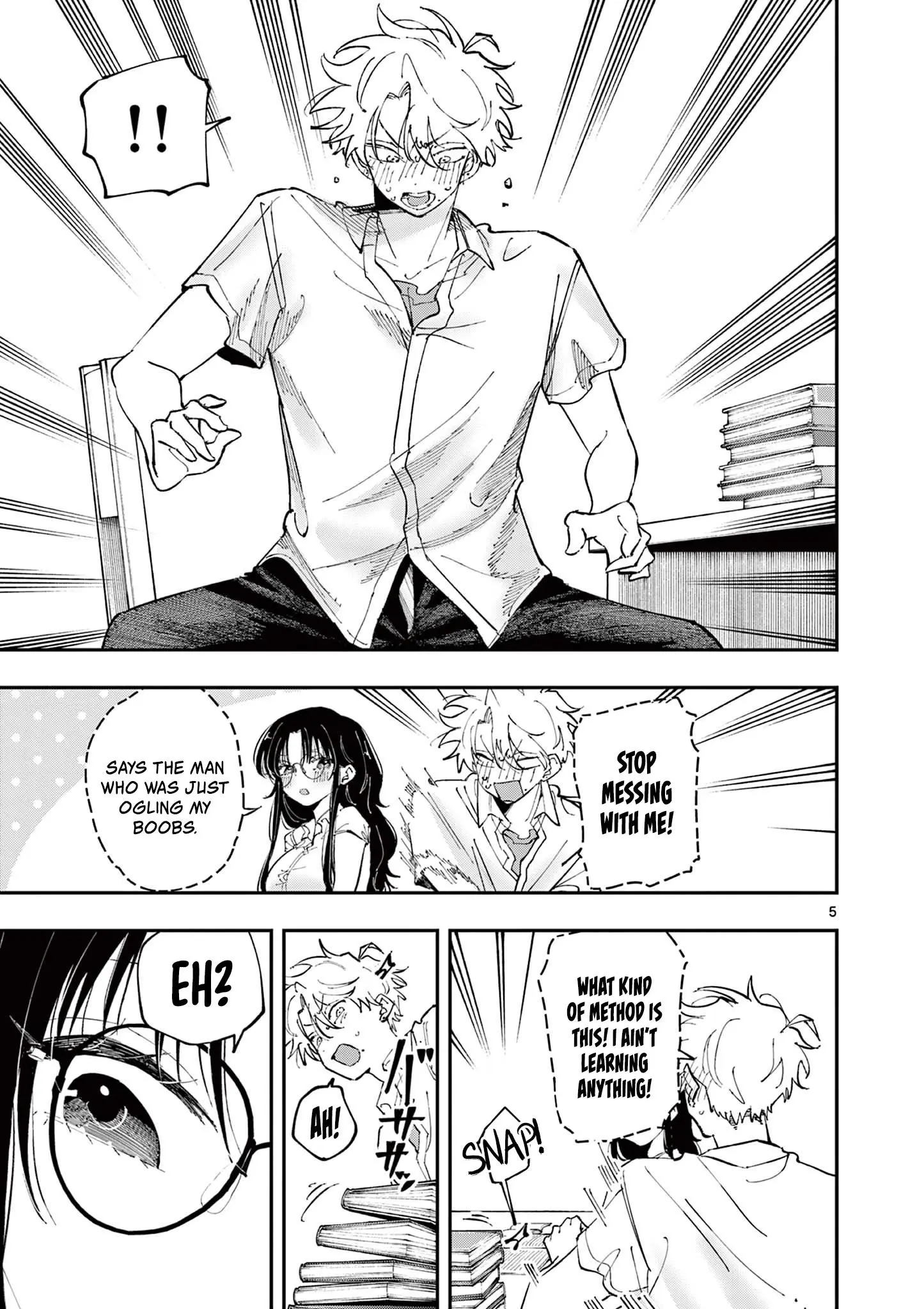 Tonari no Seki no Yatsu ga Souiu Me de Mitekuru - Chapter 38 - Page 5