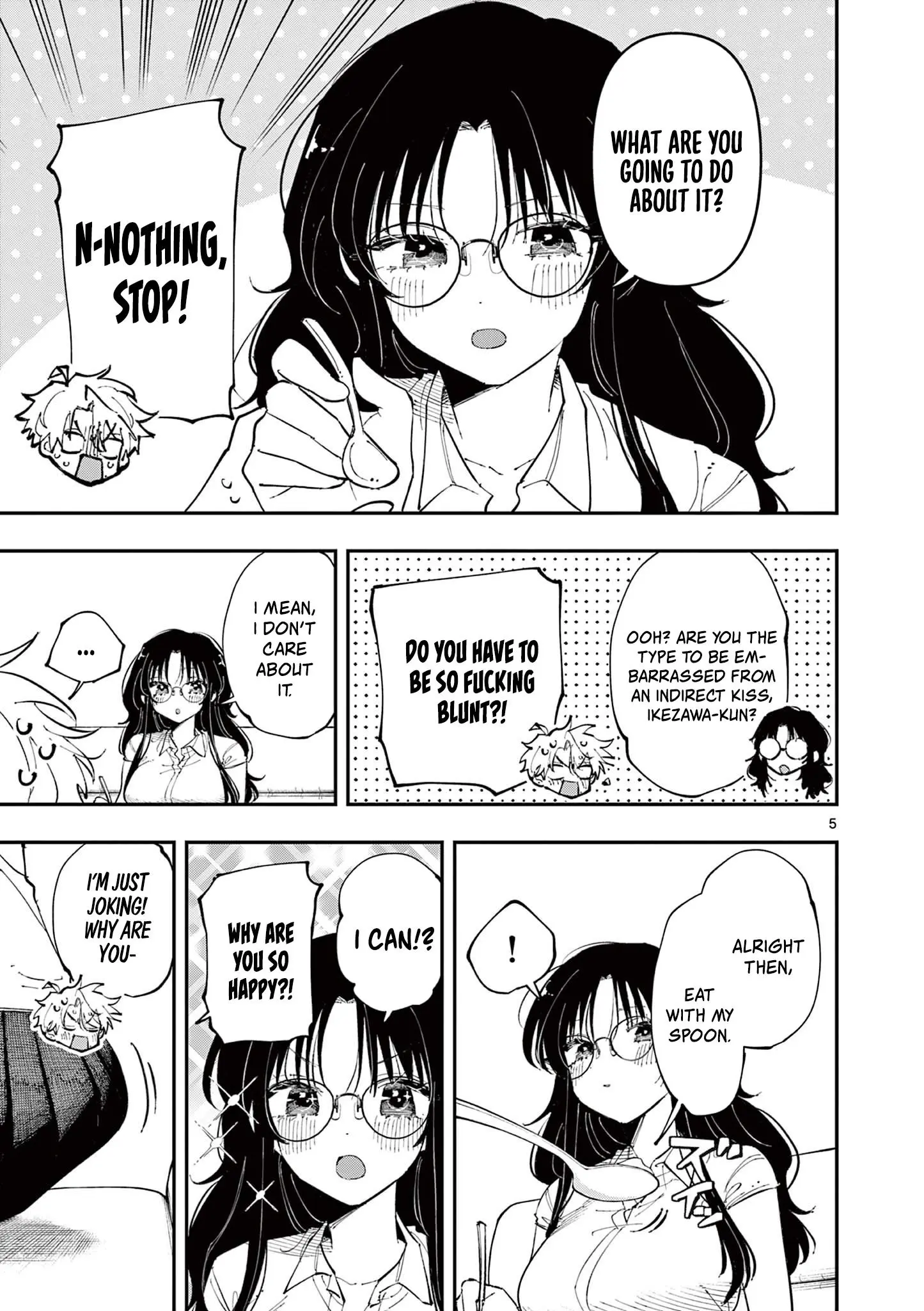 Tonari no Seki no Yatsu ga Souiu Me de Mitekuru - Chapter 40 - Page 5