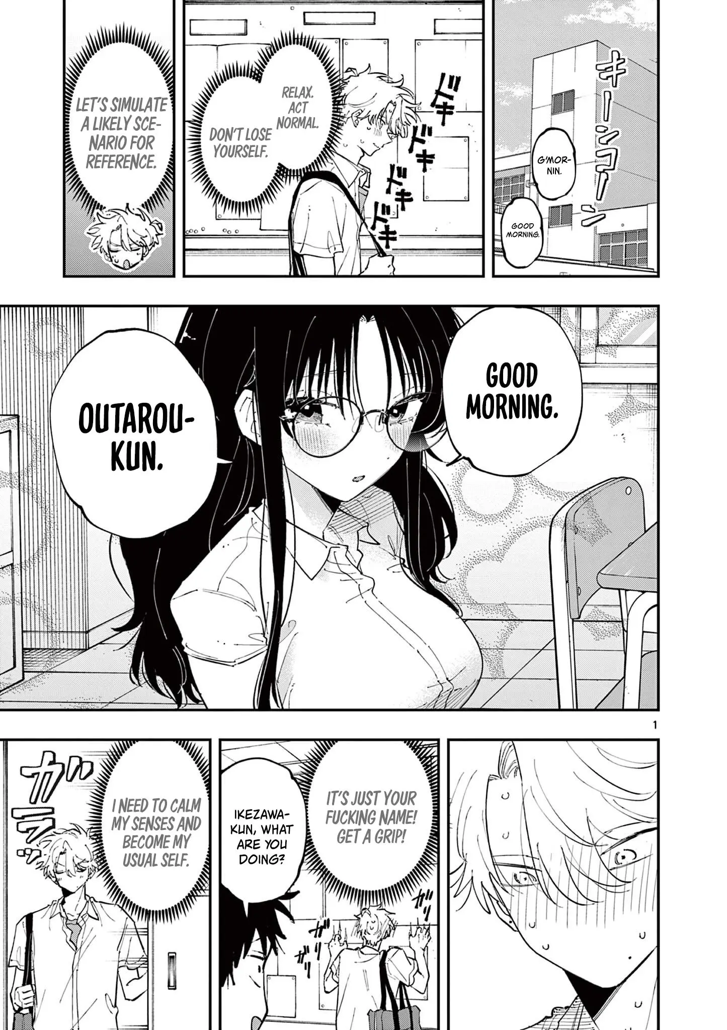 Tonari no Seki no Yatsu ga Souiu Me de Mitekuru - Chapter 48 - Page 1