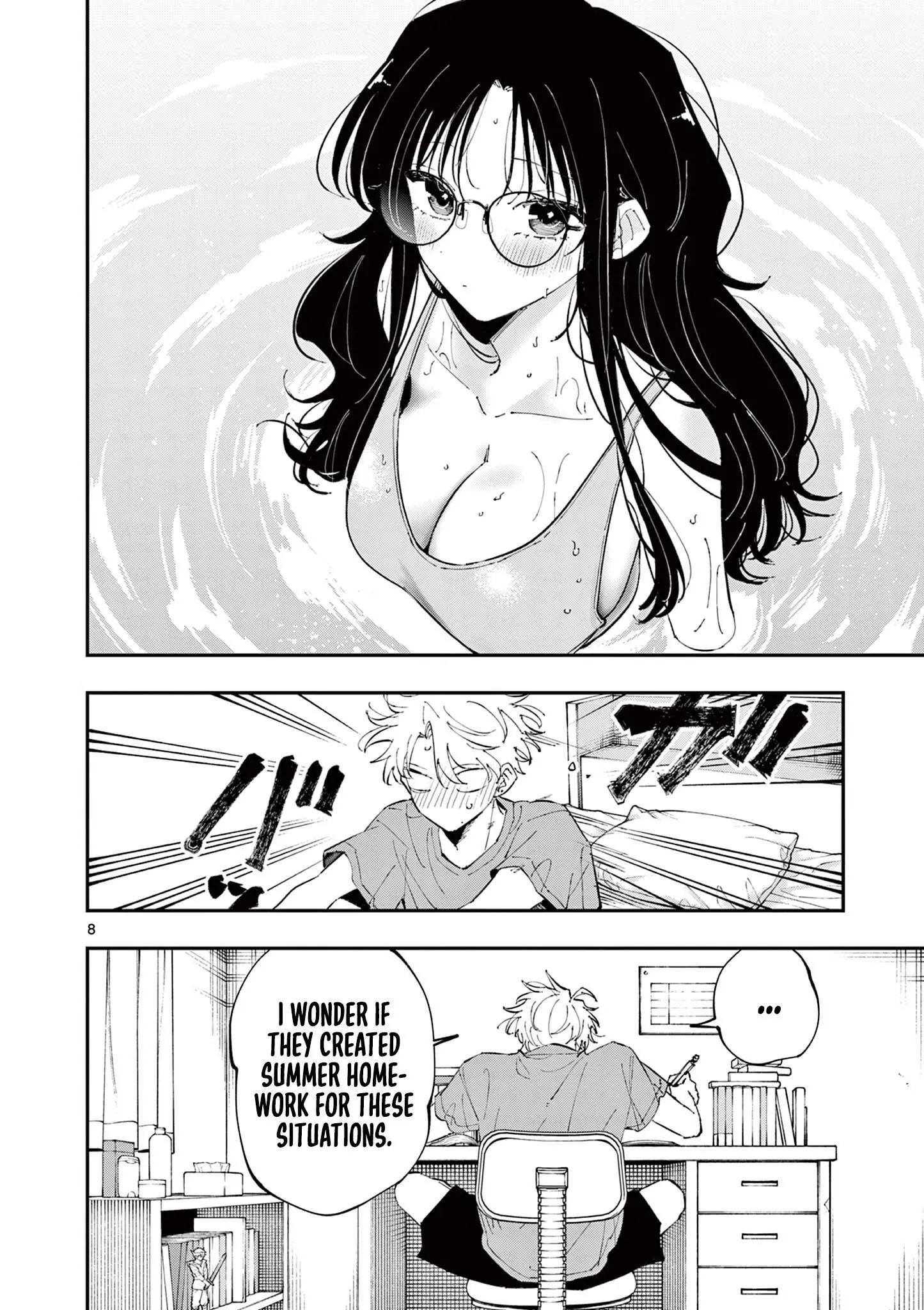 Tonari no Seki no Yatsu ga Souiu Me de Mitekuru - Chapter 52 - Page 8