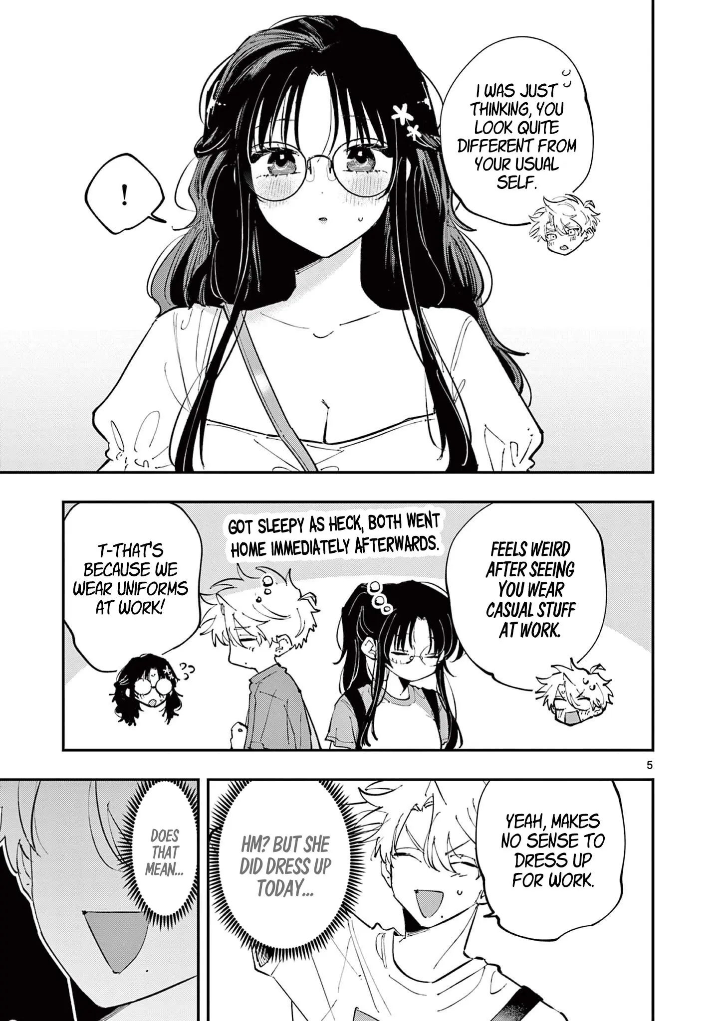 Tonari no Seki no Yatsu ga Souiu Me de Mitekuru - Chapter 61 - Page 5