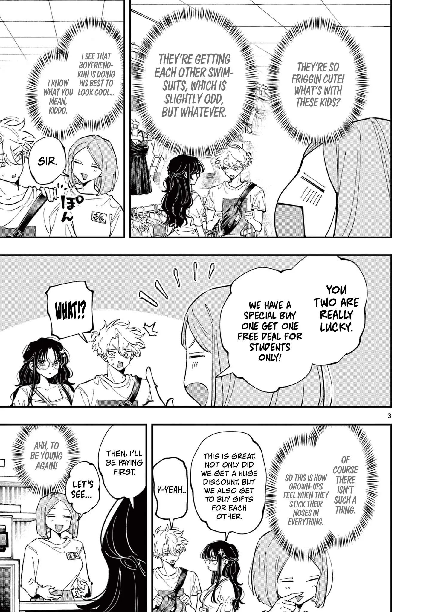 Tonari no Seki no Yatsu ga Souiu Me de Mitekuru - Chapter 64 - Page 3