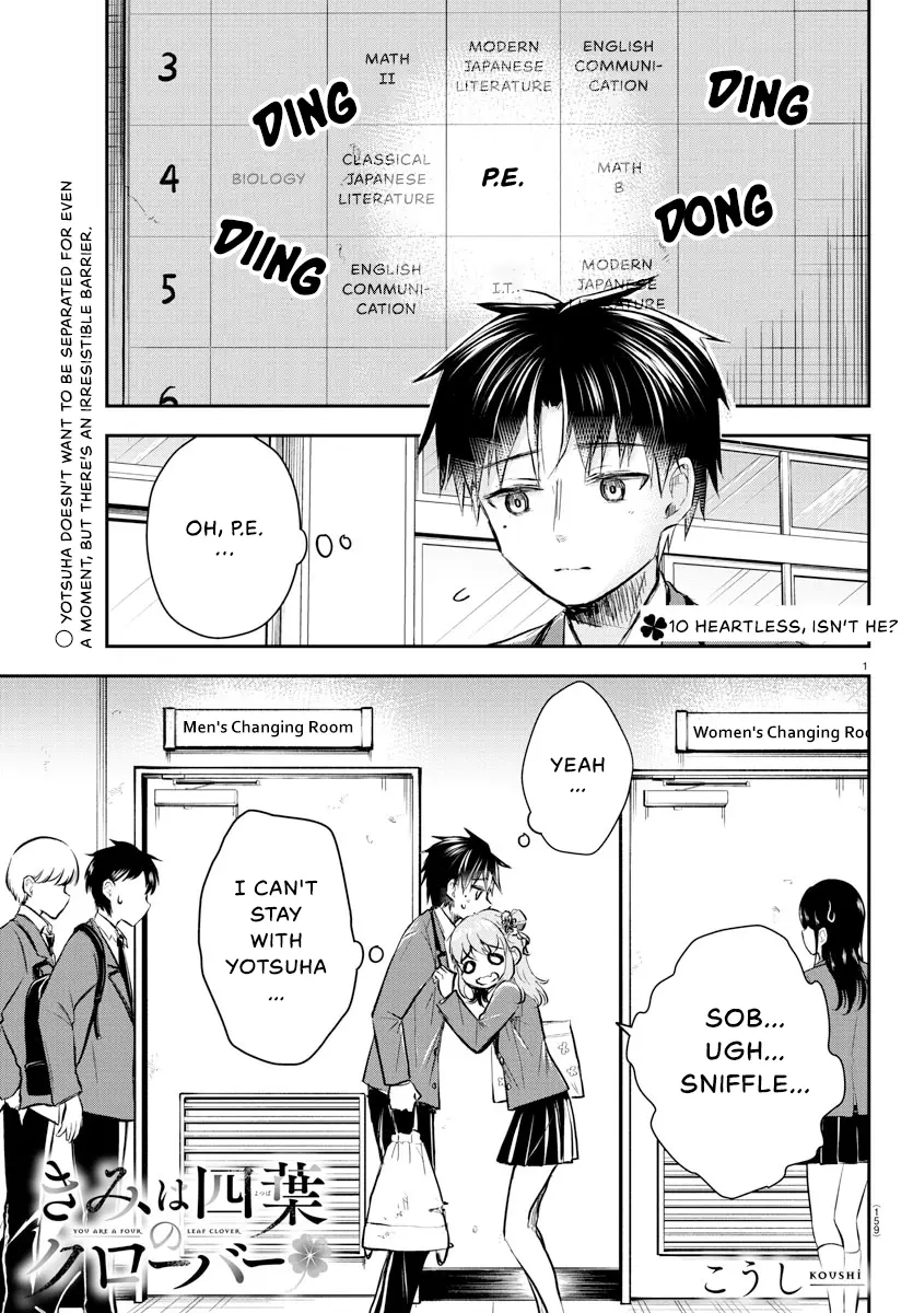 Kimi wa Yotsuba no Clover - Chapter 10 - Page 1
