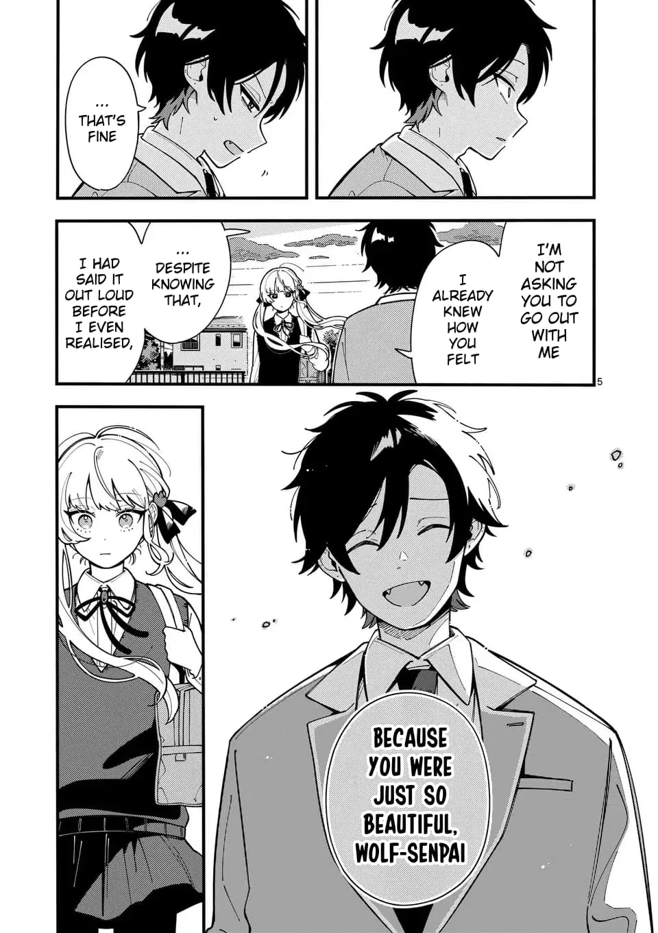 Ookami wa Tsuki ni Koi wo Suru - Chapter 8 - Page 5