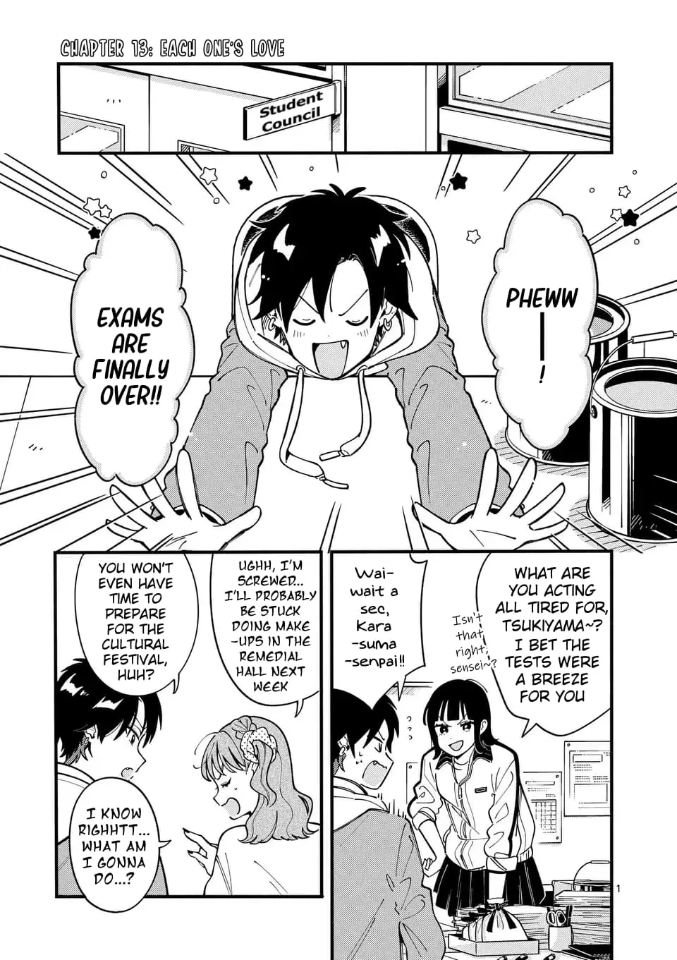 Ookami wa Tsuki ni Koi wo Suru - Chapter 13 - Page 1