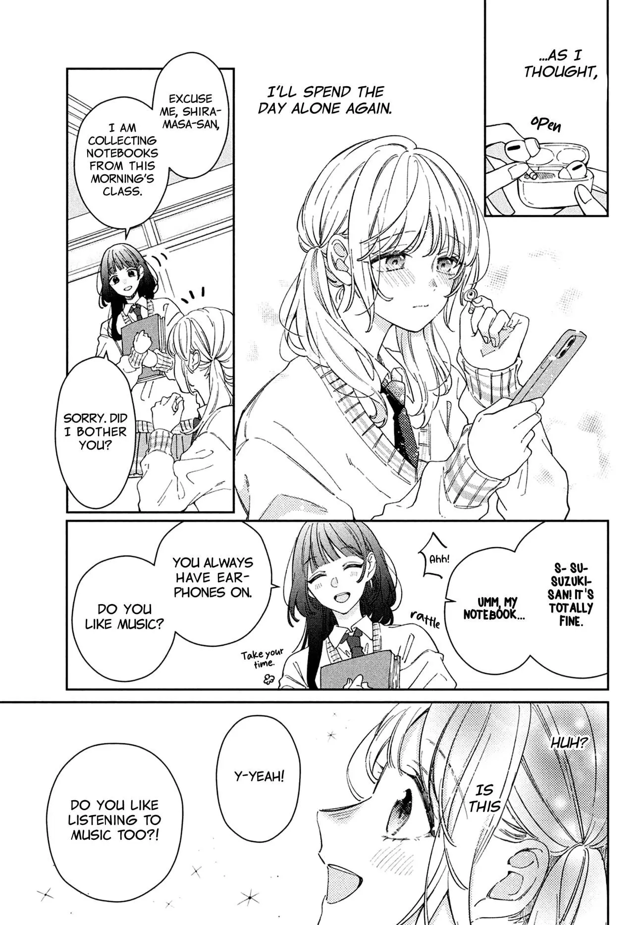 Utsumi-kun no Koi no Uta - Chapter 1 - Page 7