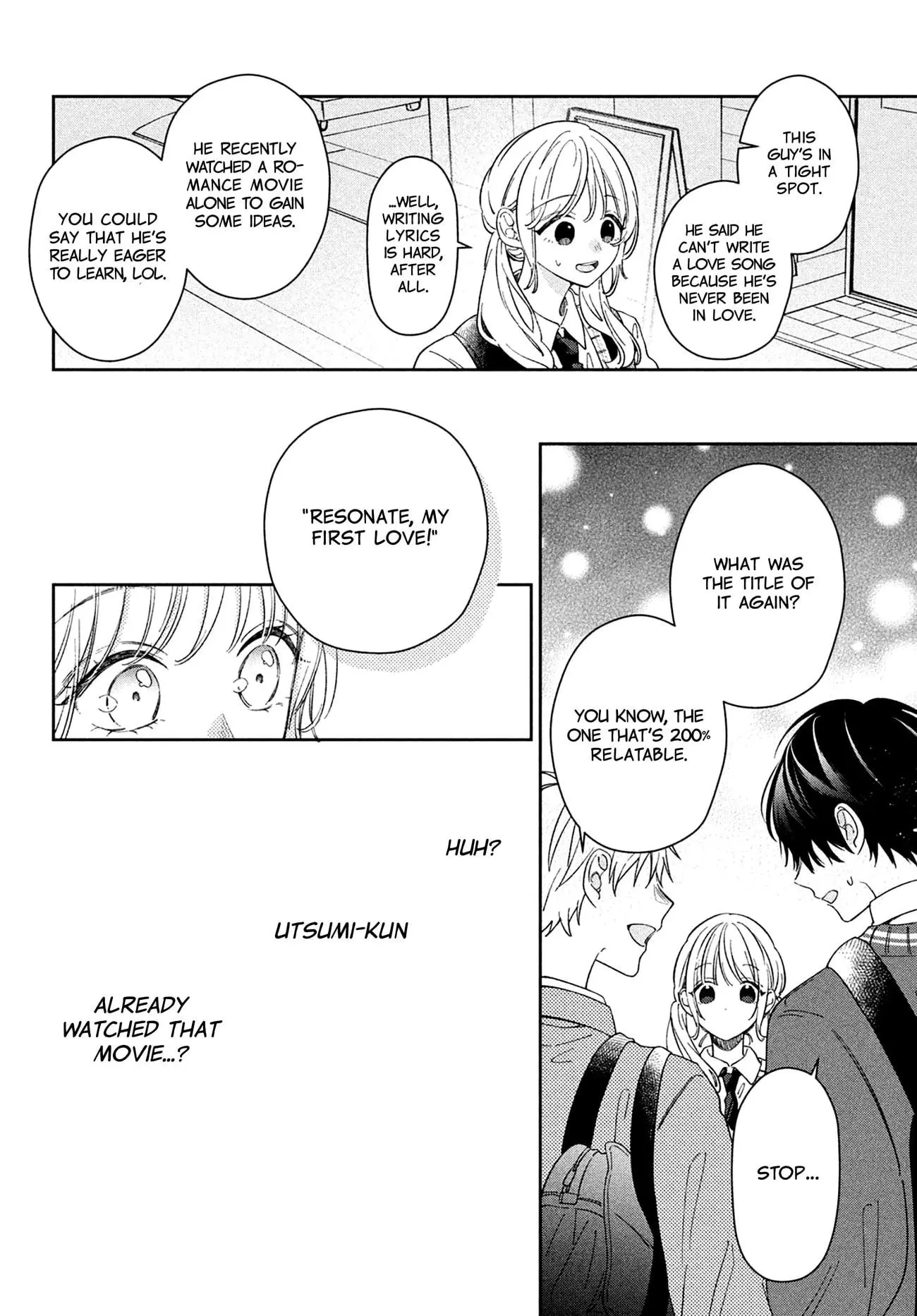 Utsumi-kun no Koi no Uta - Chapter 1 - Page 42