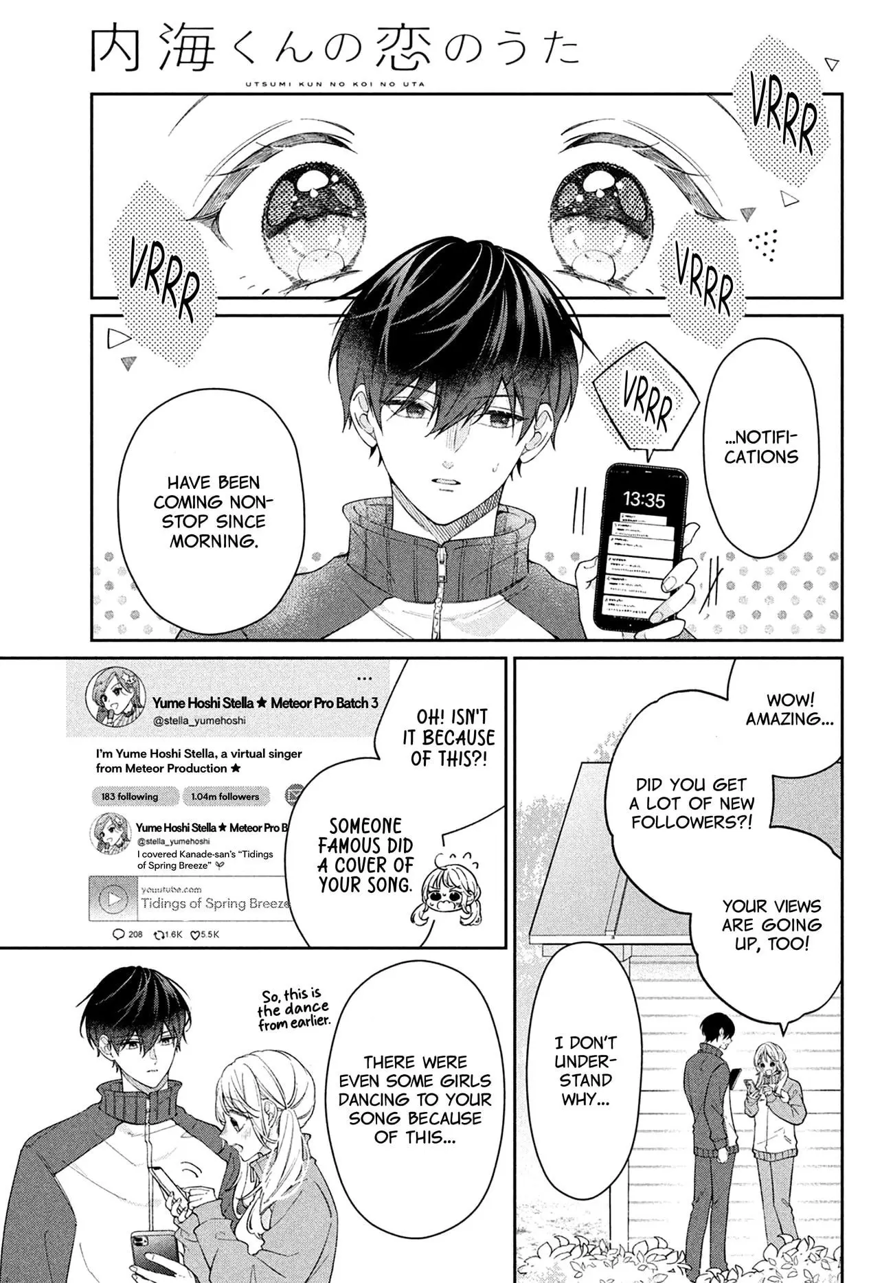Utsumi-kun no Koi no Uta - Chapter 5 - Page 8