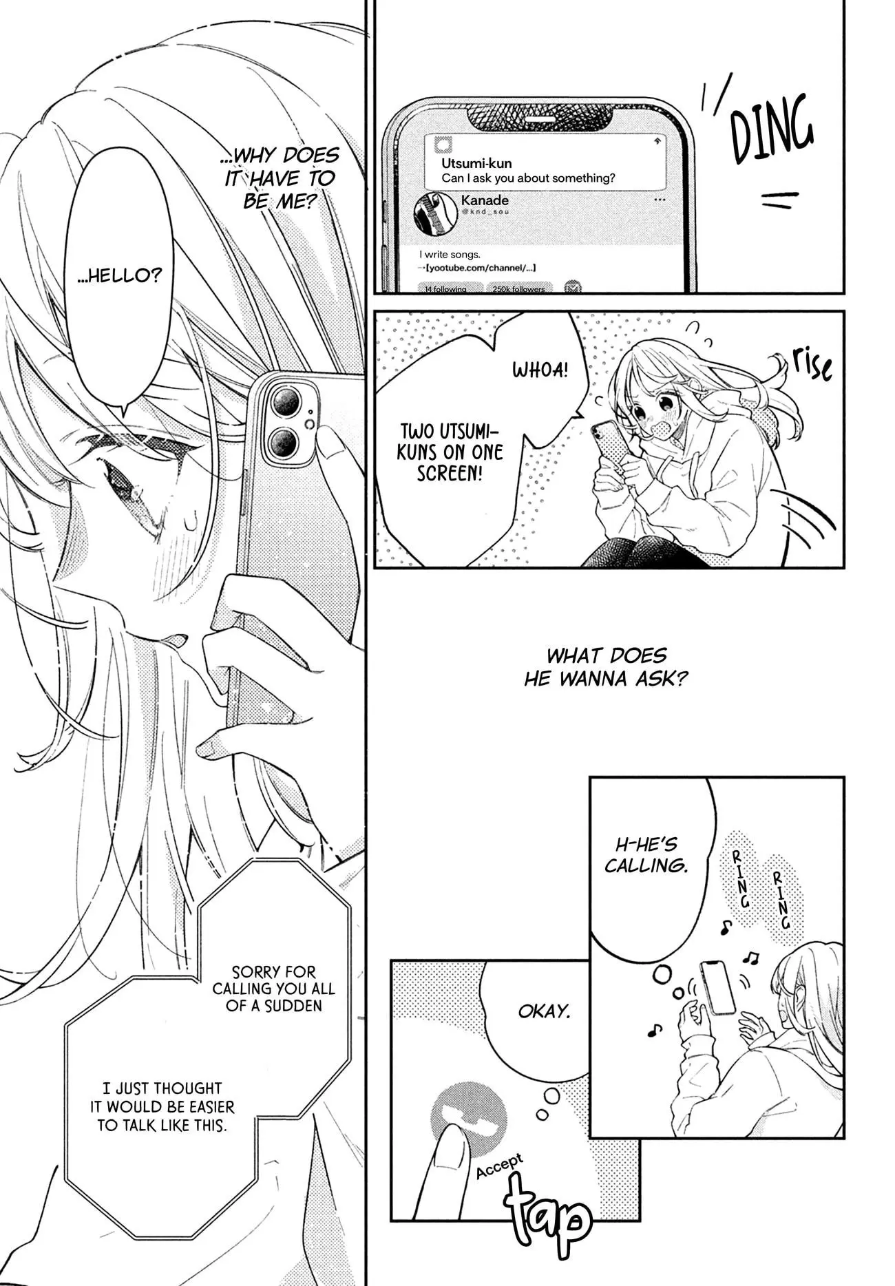 Utsumi-kun no Koi no Uta - Chapter 5 - Page 12
