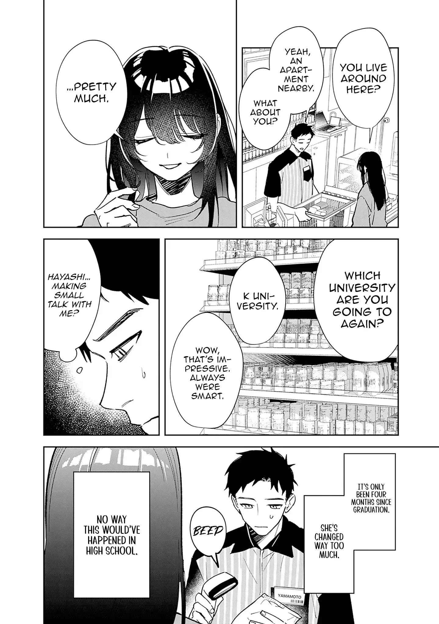 Living together with the queen from my high school days who was arrogant, surprisingly isn't that uncomfortable - Chapter 1 - Page 12