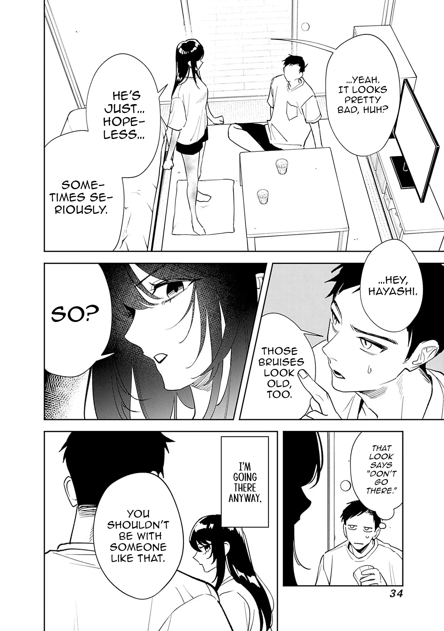 Living together with the queen from my high school days who was arrogant, surprisingly isn't that uncomfortable - Chapter 1 - Page 34