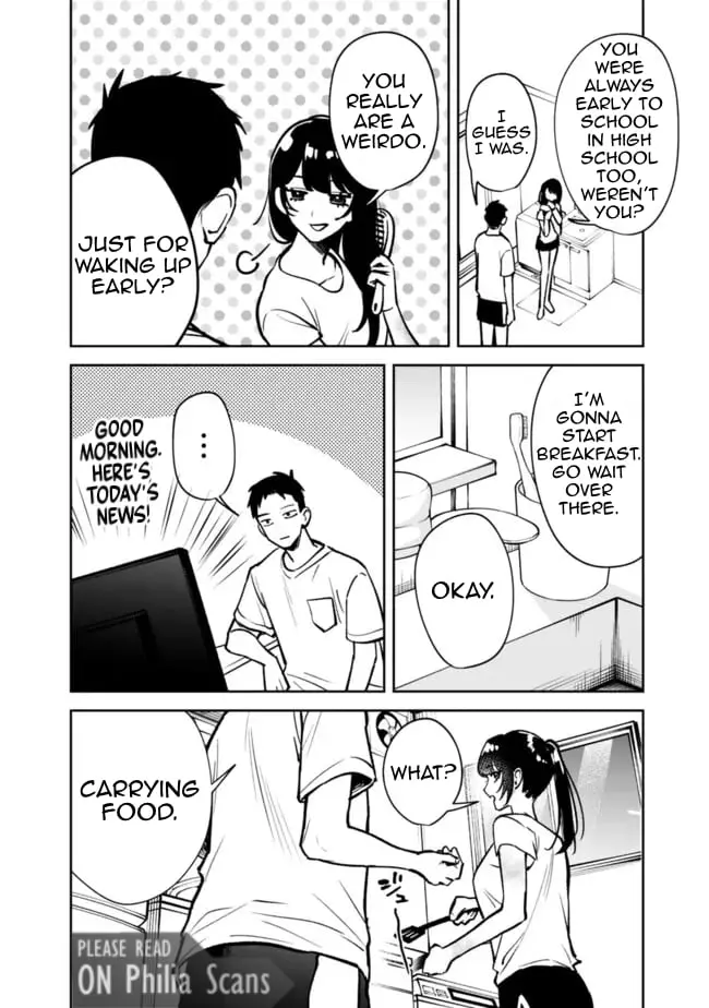 Living together with the queen from my high school days who was arrogant, surprisingly isn't that uncomfortable - Chapter 6 - Page 4