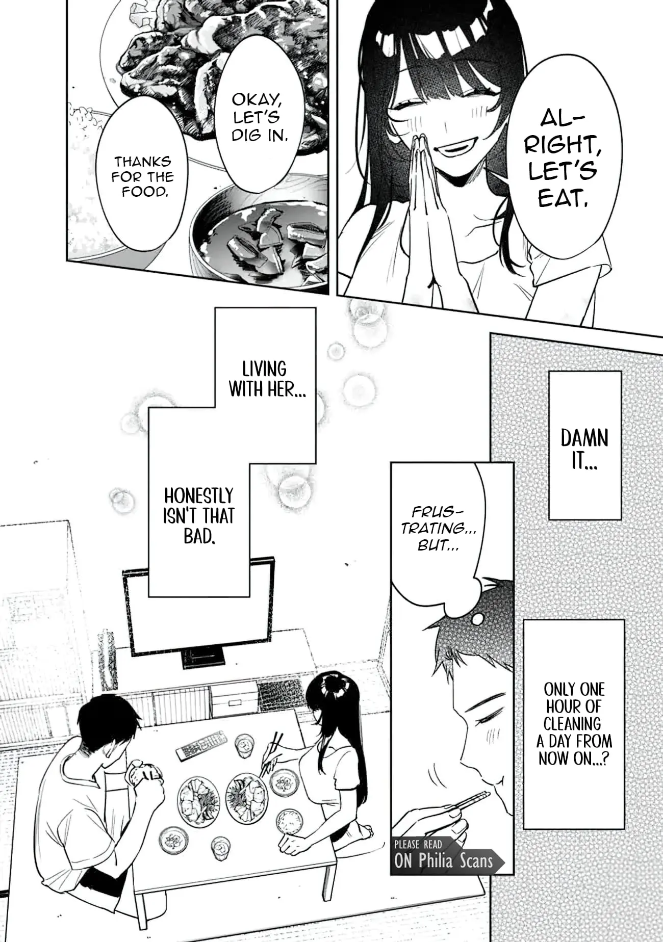 Living together with the queen from my high school days who was arrogant, surprisingly isn't that uncomfortable - Chapter 17 - Page 8