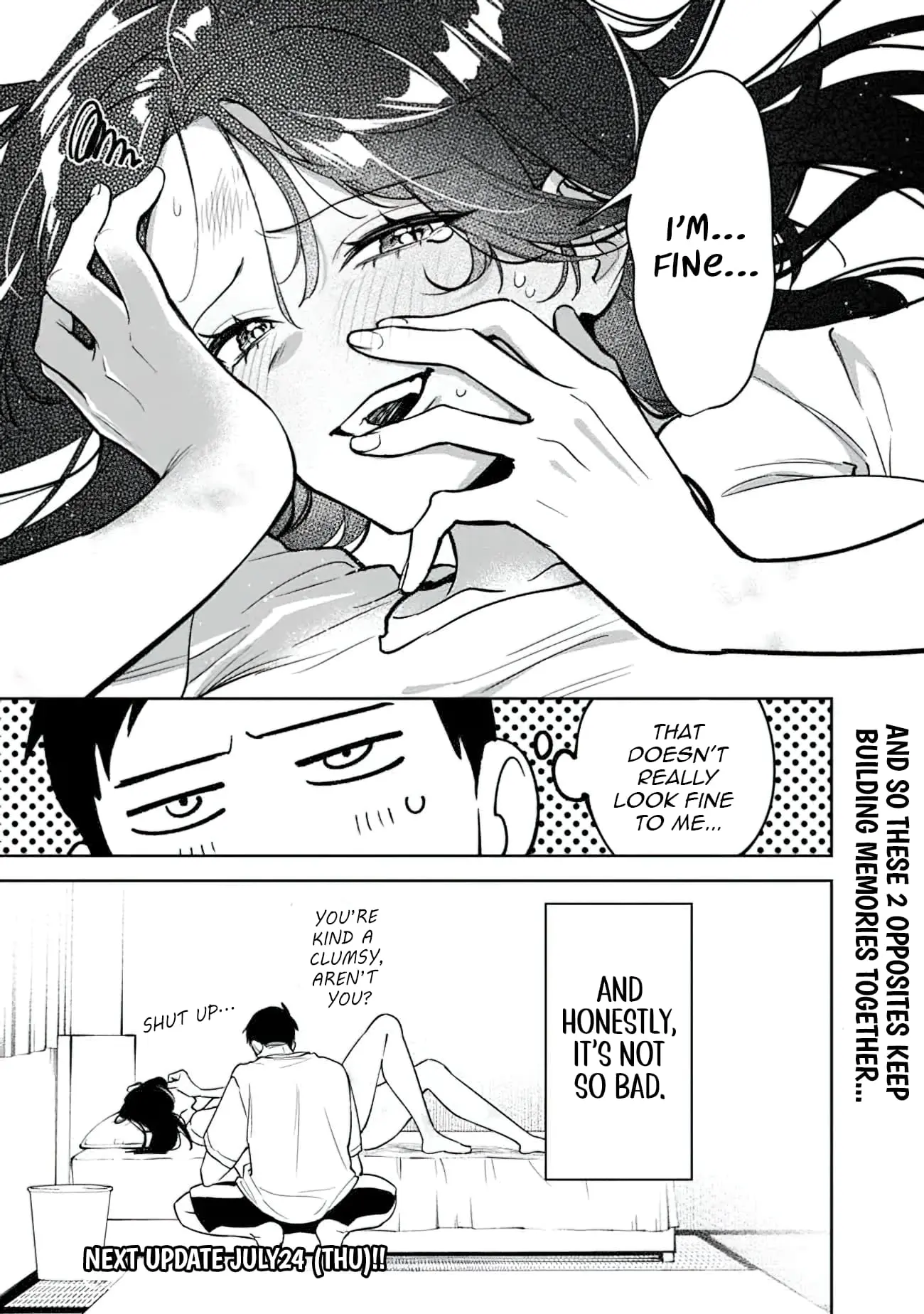 Living together with the queen from my high school days who was arrogant, surprisingly isn't that uncomfortable - Chapter 17 - Page 15