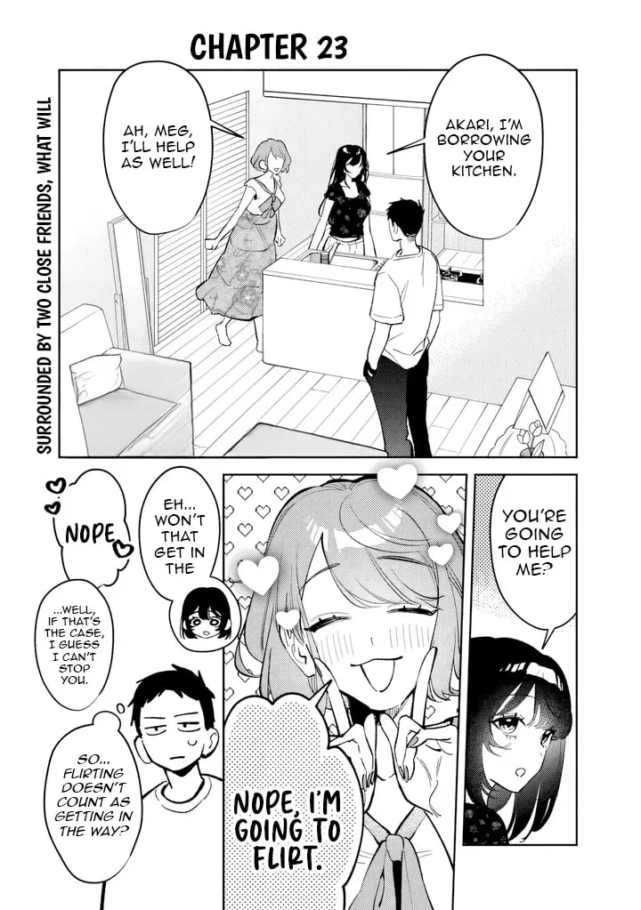 Living together with the queen from my high school days who was arrogant, surprisingly isn't that uncomfortable - Chapter 23 - Page 1