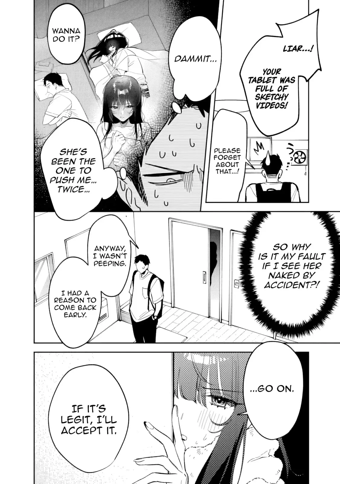 Living together with the queen from my high school days who was arrogant, surprisingly isn't that uncomfortable - Chapter 24 - Page 8